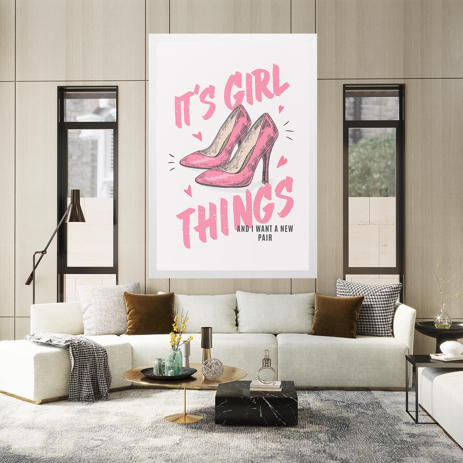 Tablou Canvas Girl Things mockup 2