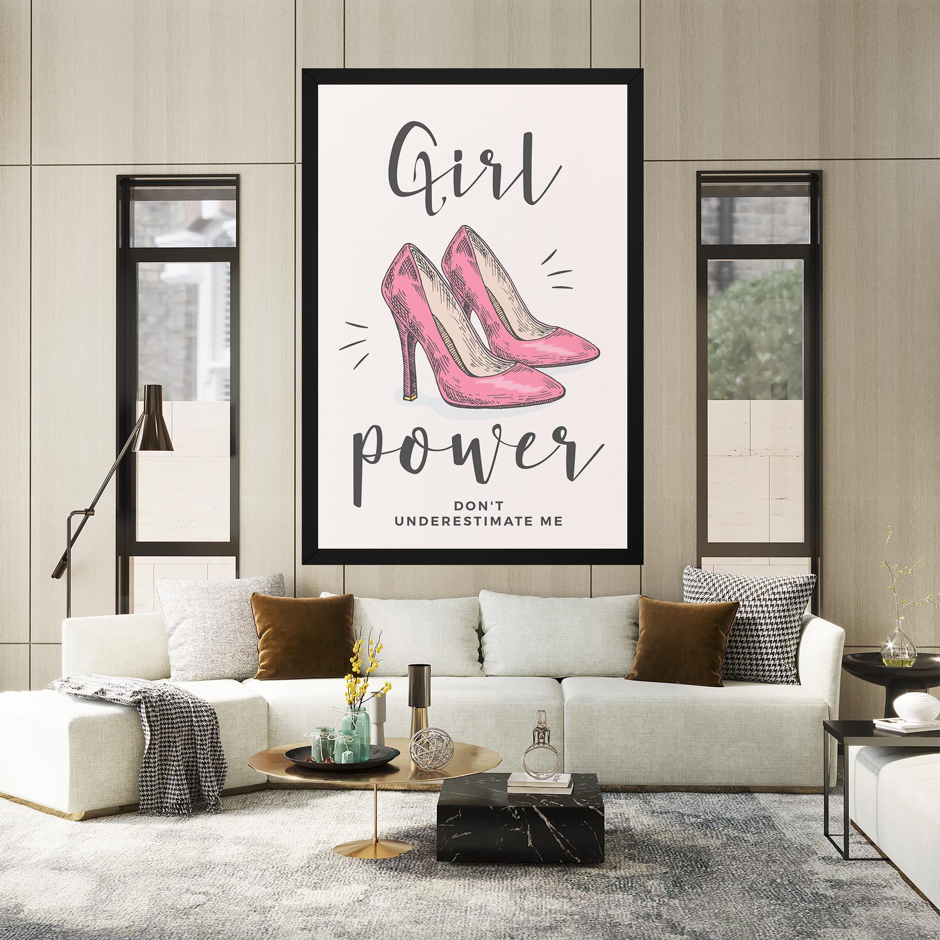 Tablou Canvas Girl Power mockup 2