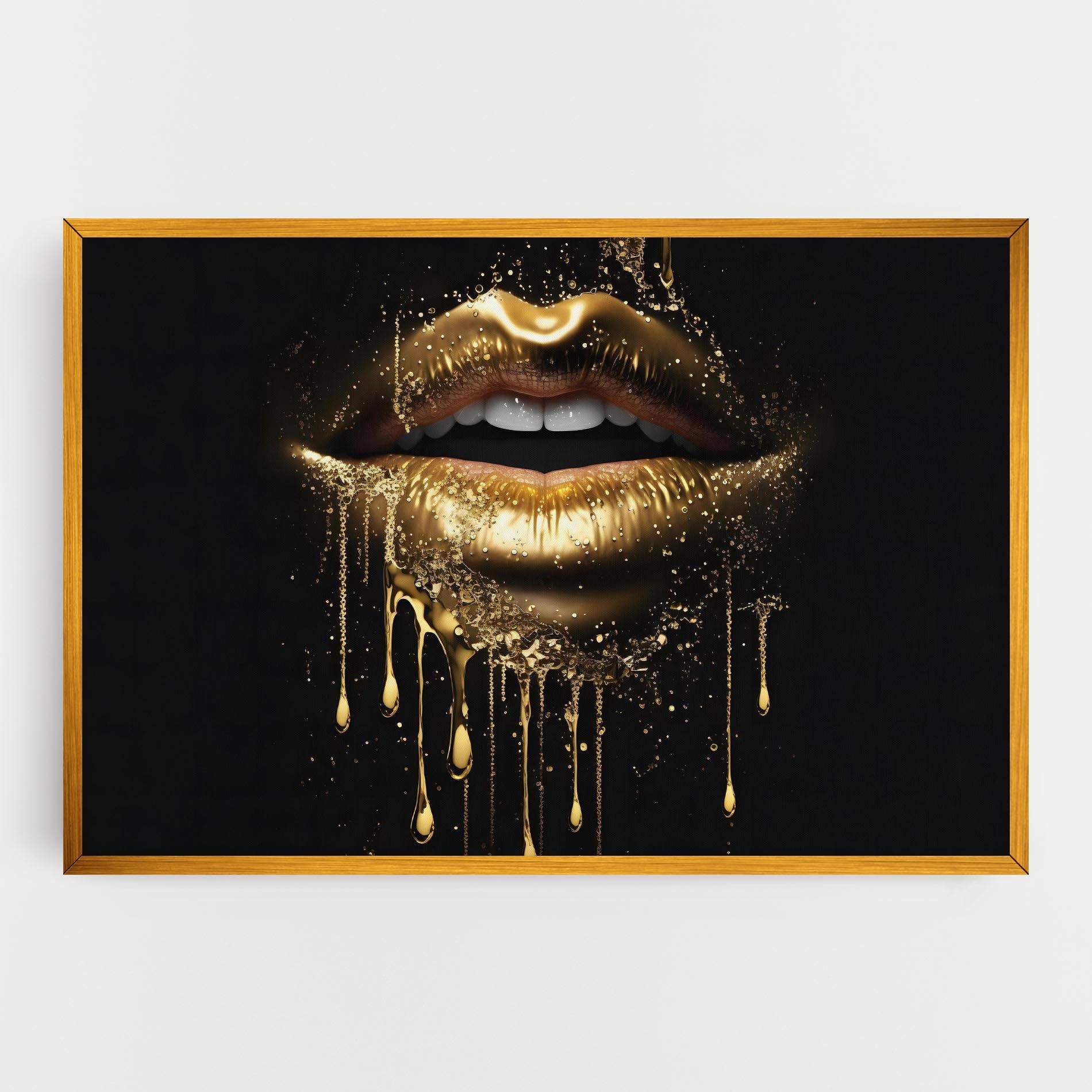 Golden Luxury Lips mockup 0