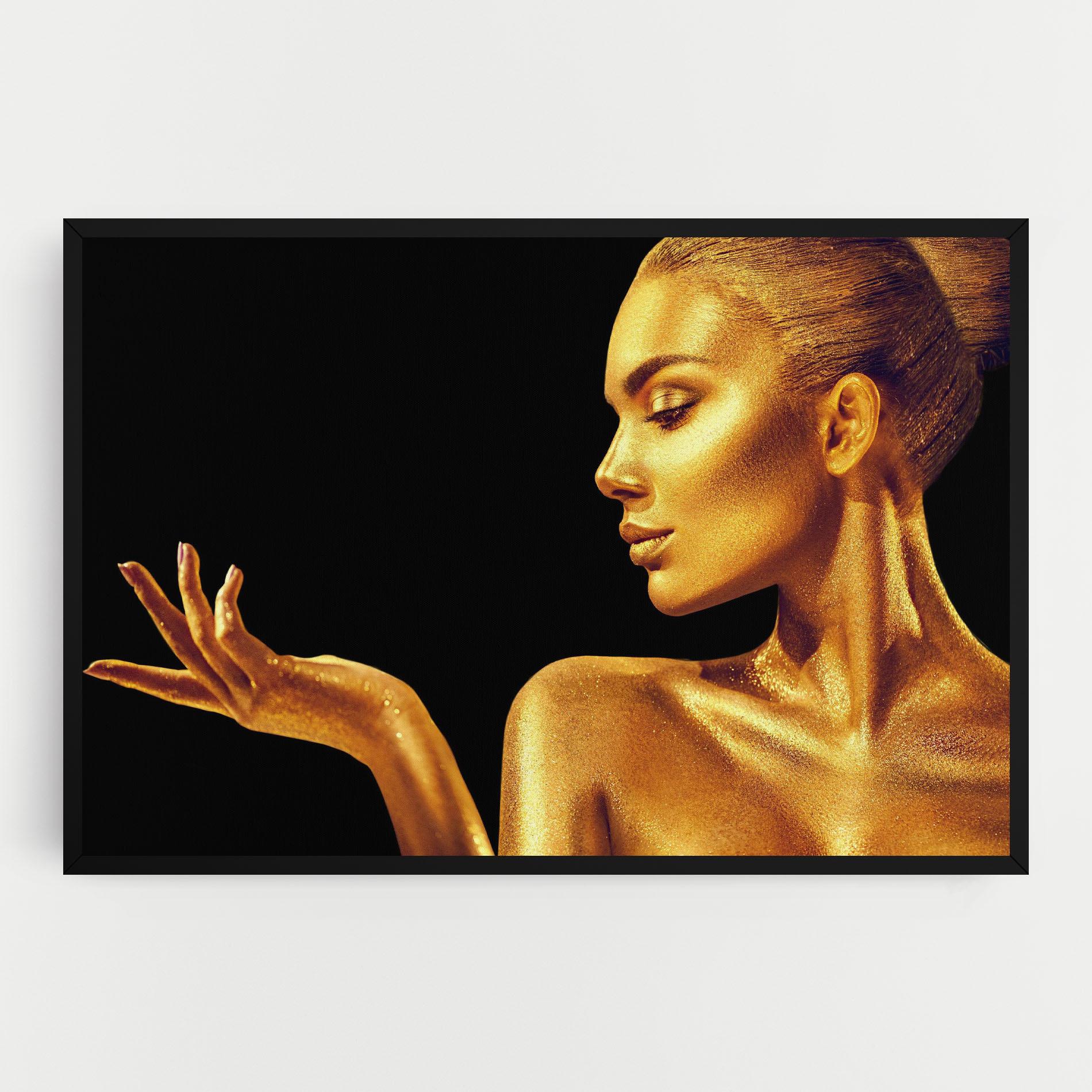 Tablou Canvas Golden Glamour mockup 0