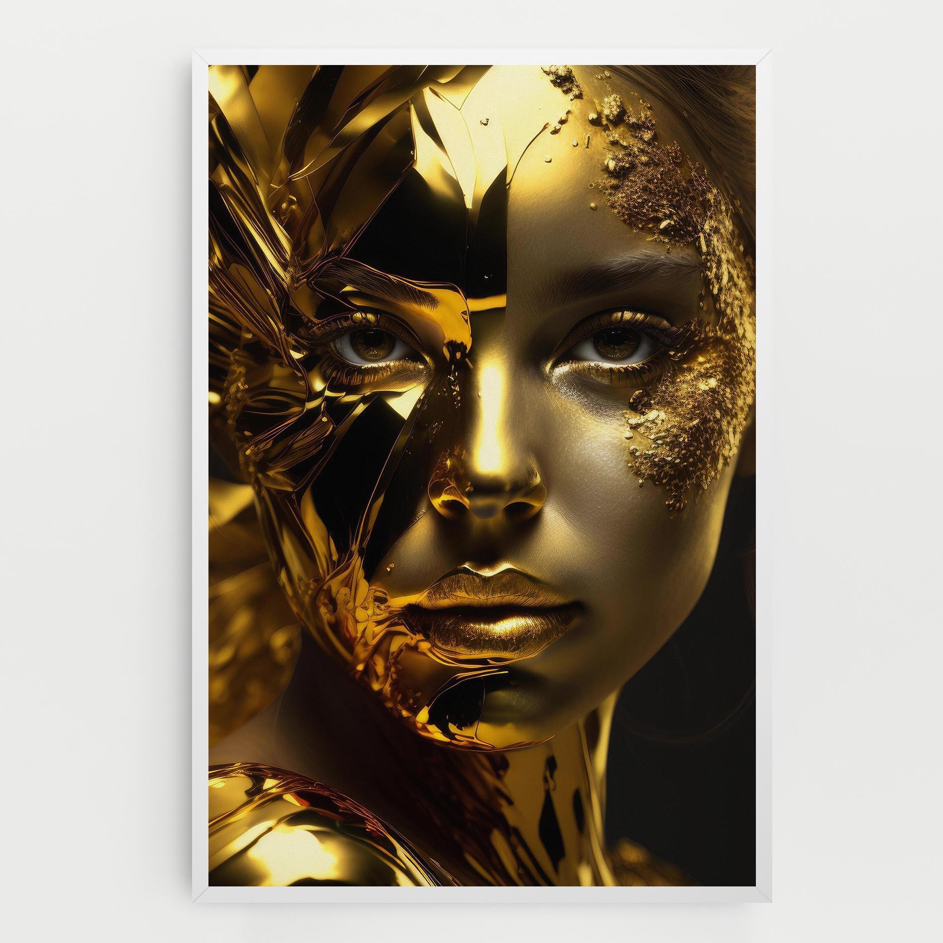 Tablou Canvas Covered By Gold mockup 0