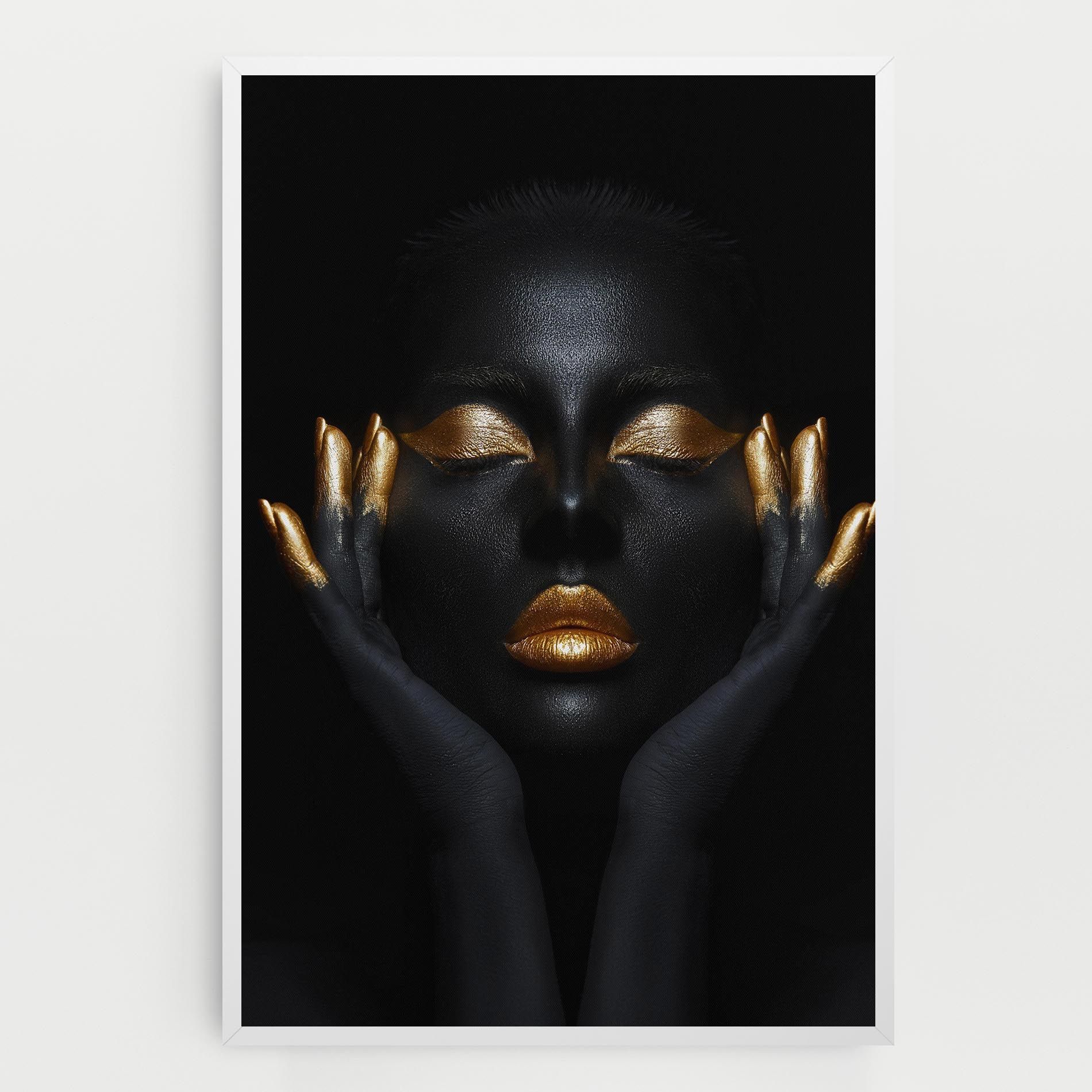 Fingertips Gold Makeup mockup 0