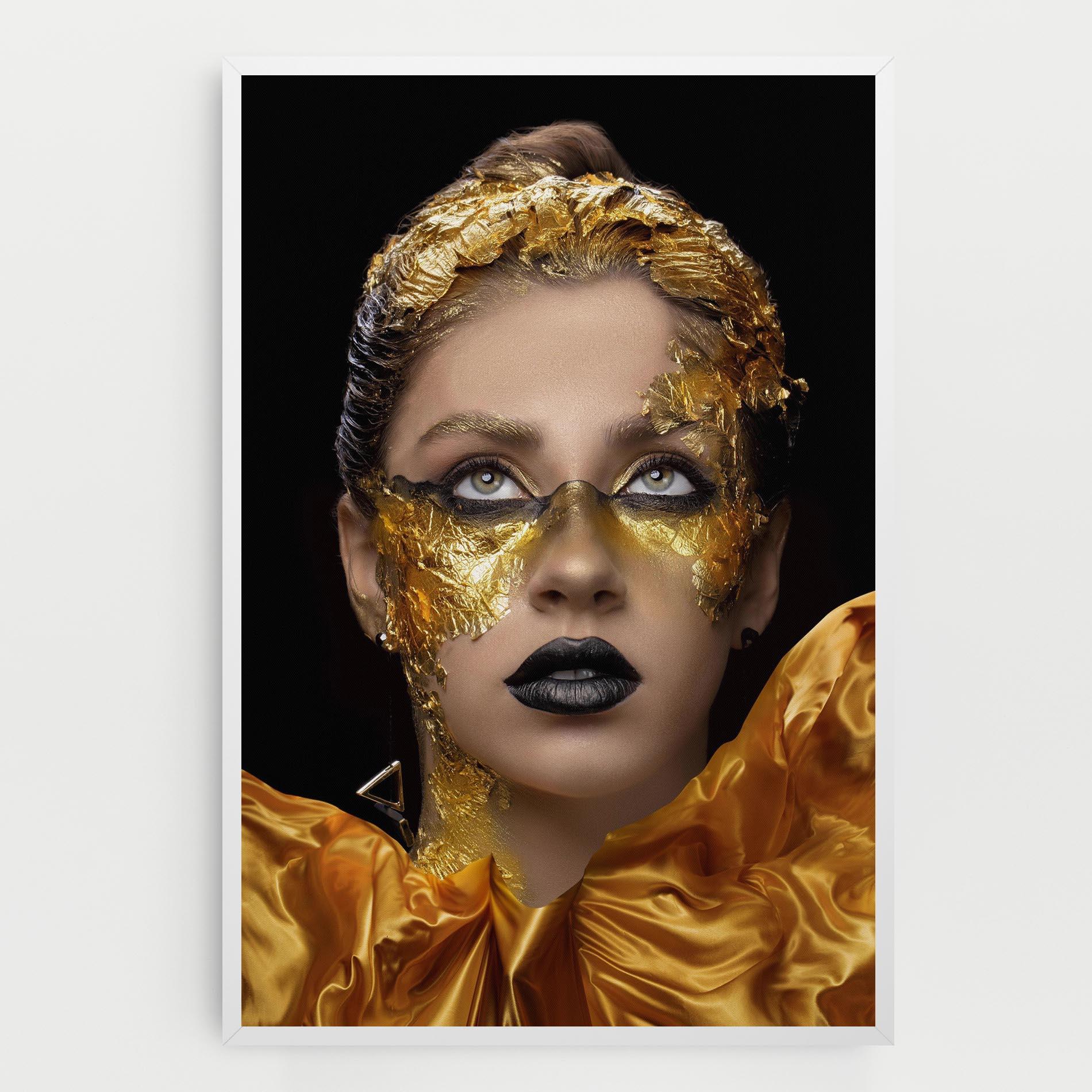 Tablou Canvas Glamorous Gold Outfit mockup 0