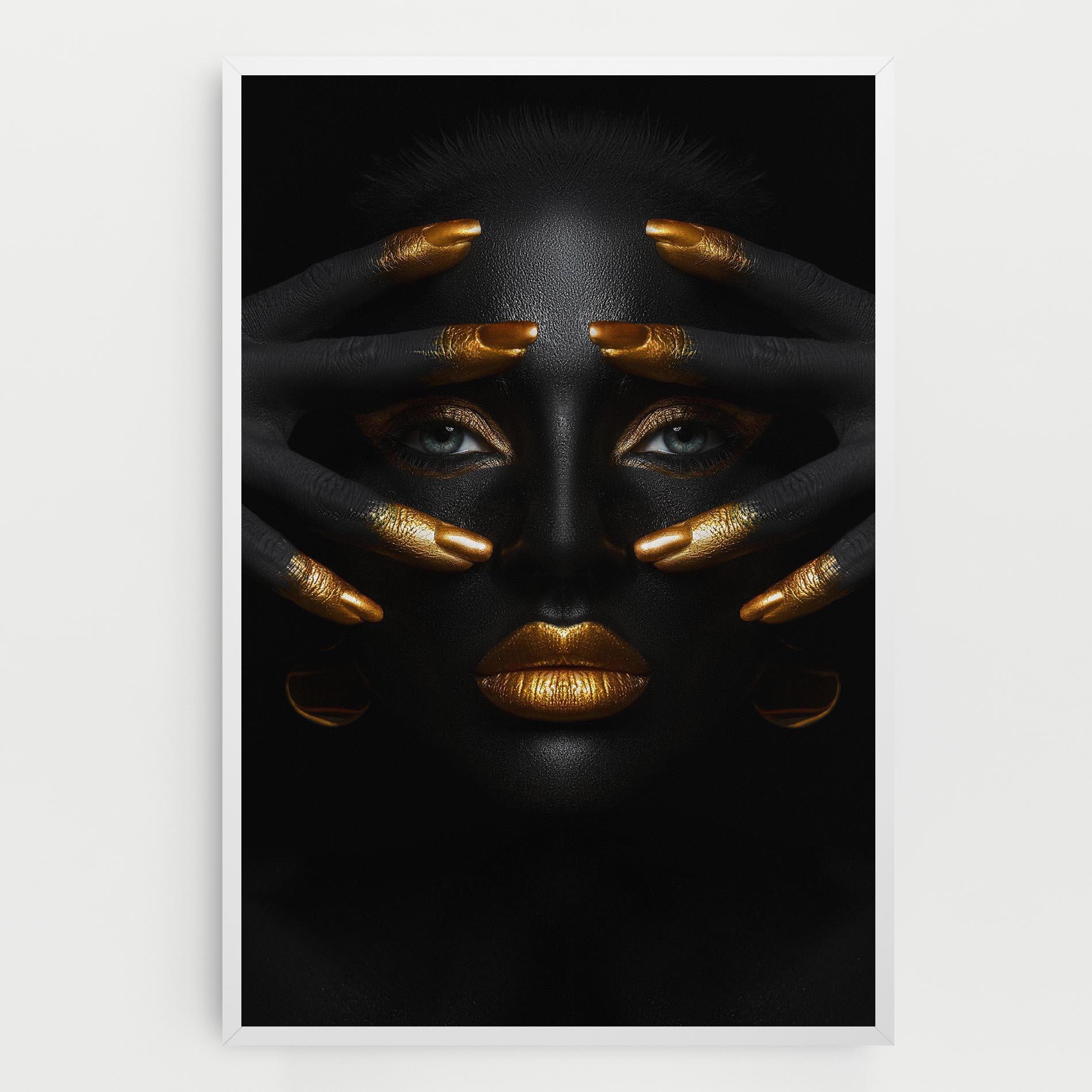 Tablou Canvas Gold Fingertips Art mockup 0