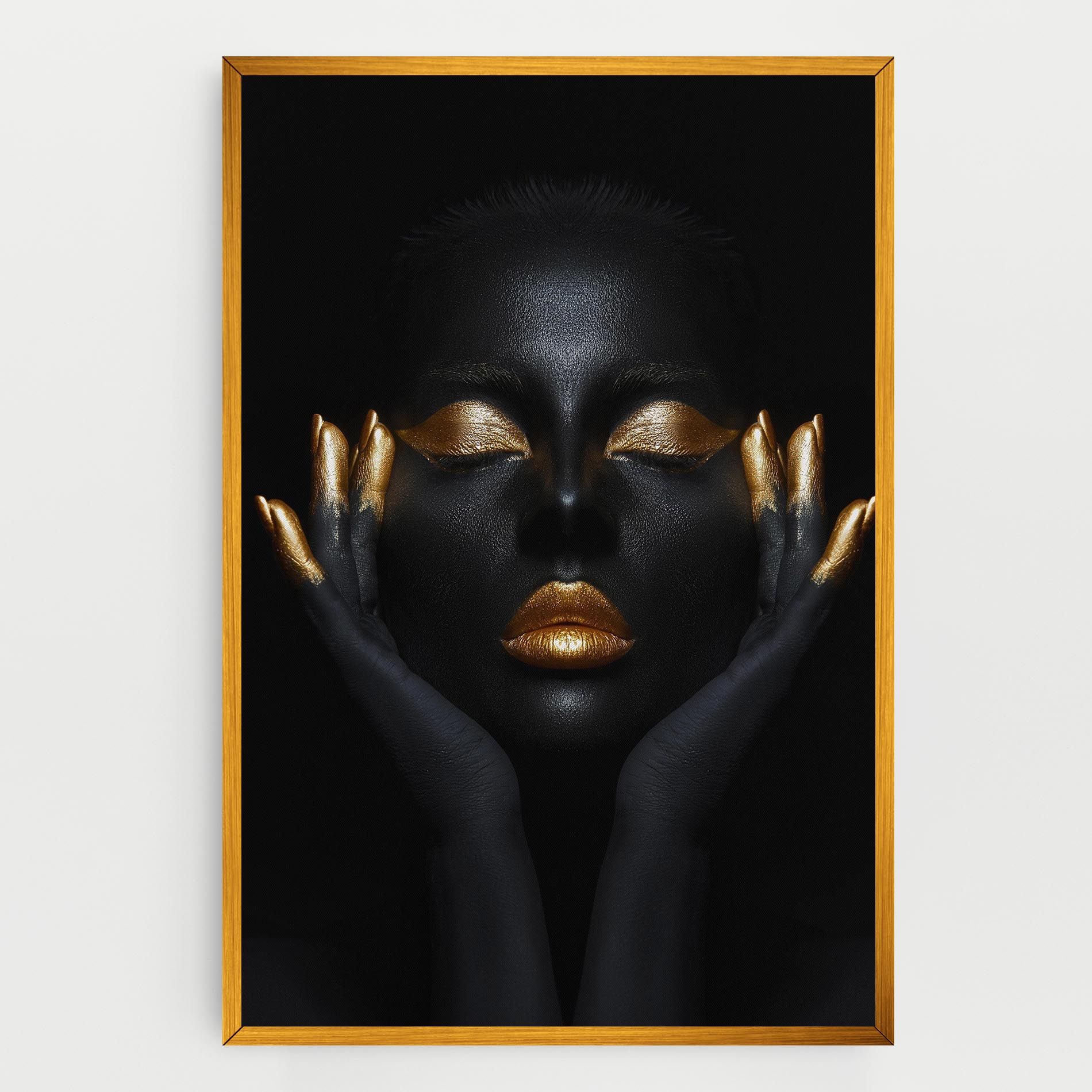 Fingertips Gold Makeup mockup 0