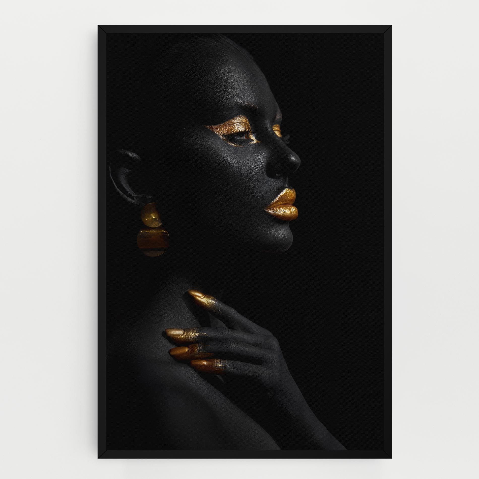 Lips Gold Eyelids mockup 0