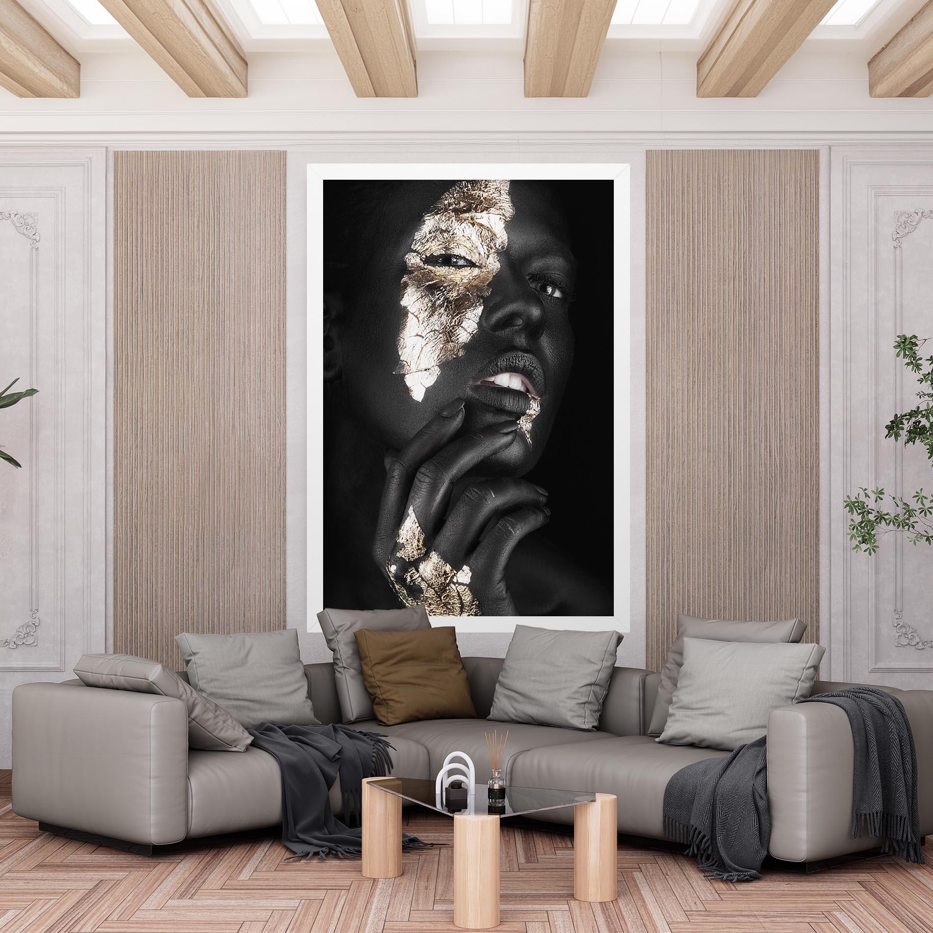 Tablou Canvas Golden Posture mockup 6