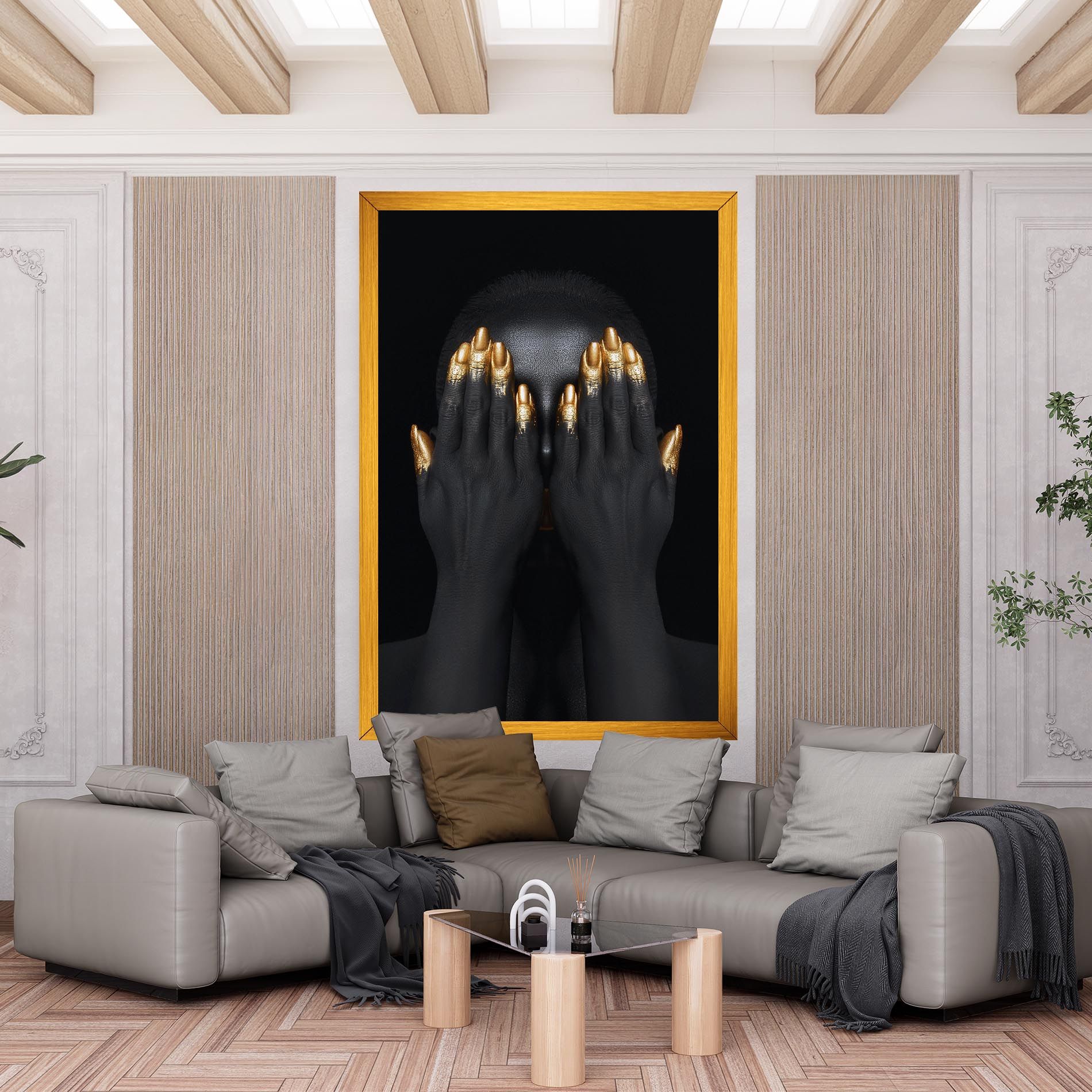 Gold Fingertips Chain mockup 6