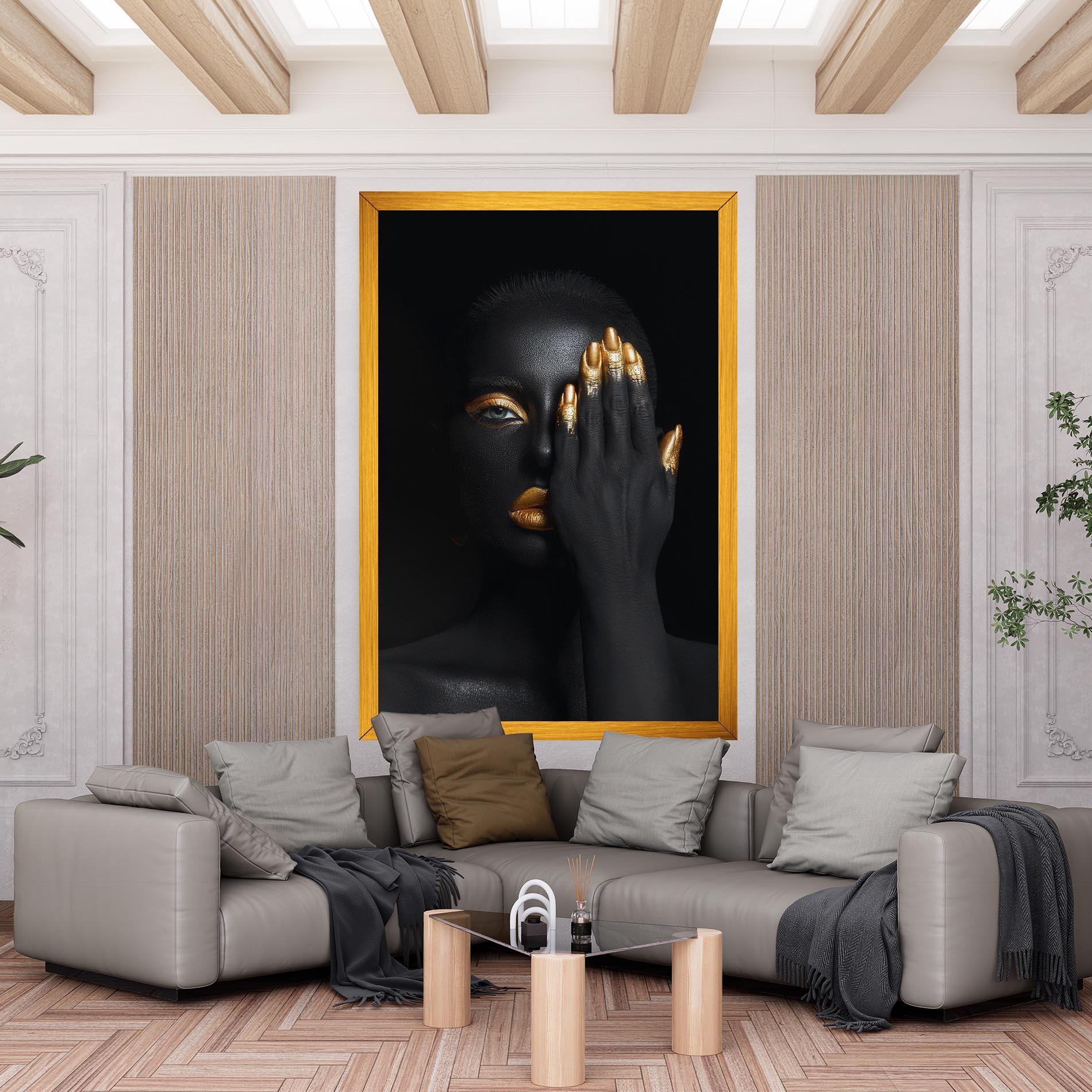 Tablou Canvas Gold Makeup Chain mockup 6