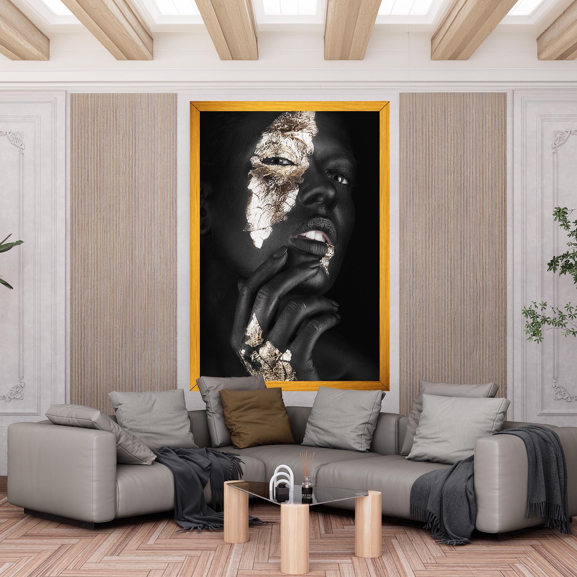 Tablou Canvas Golden Posture mockup 6