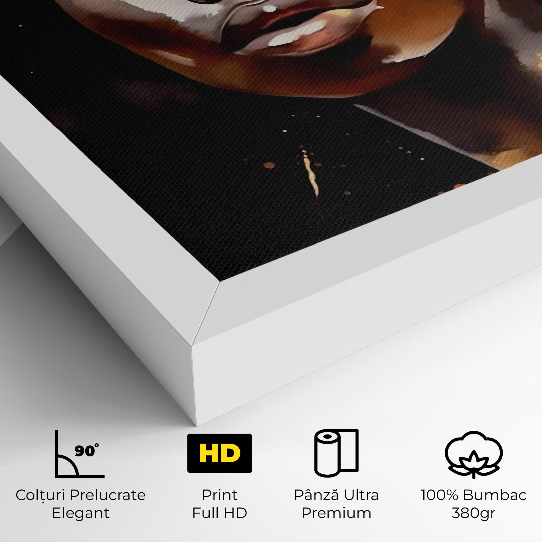 Tablou Canvas Abstract Gold Woman mockup 4