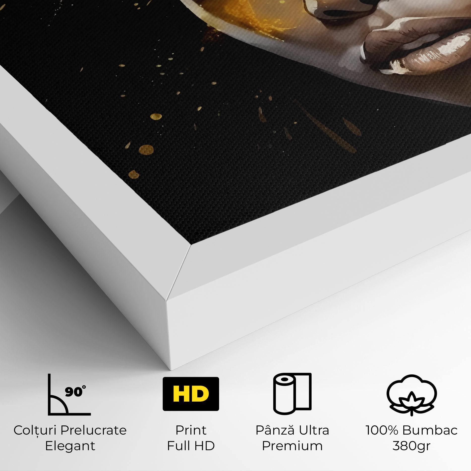Tablou Canvas African Gold Woman mockup 4