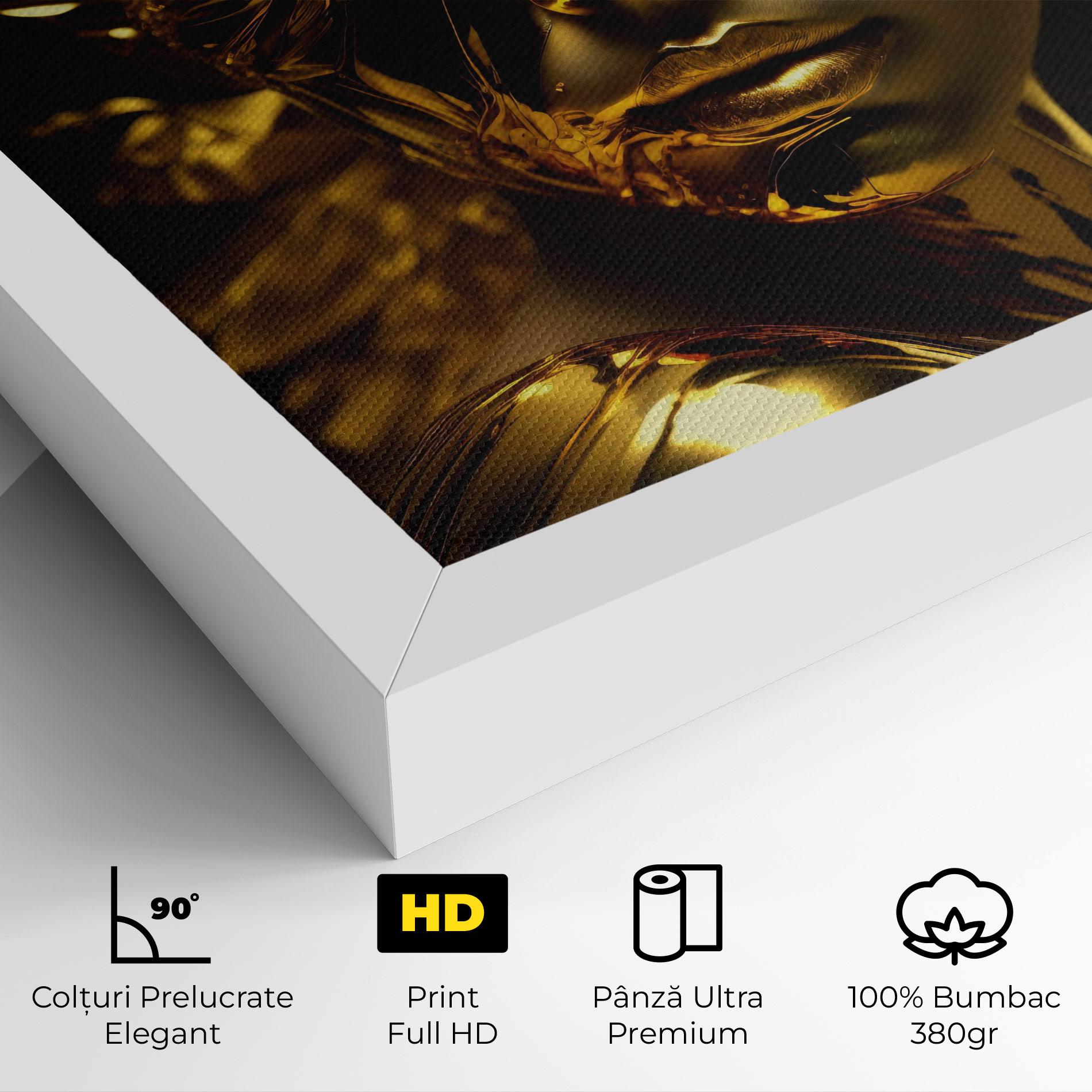 Tablou Canvas Covered By Gold mockup 4