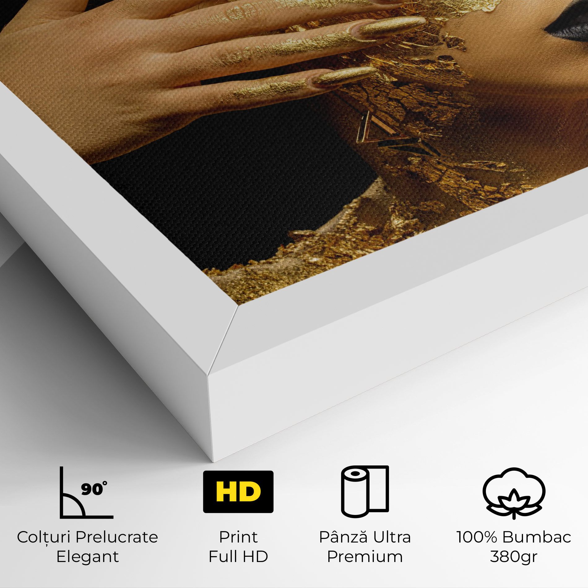 Festive Golden Makeup mockup 4