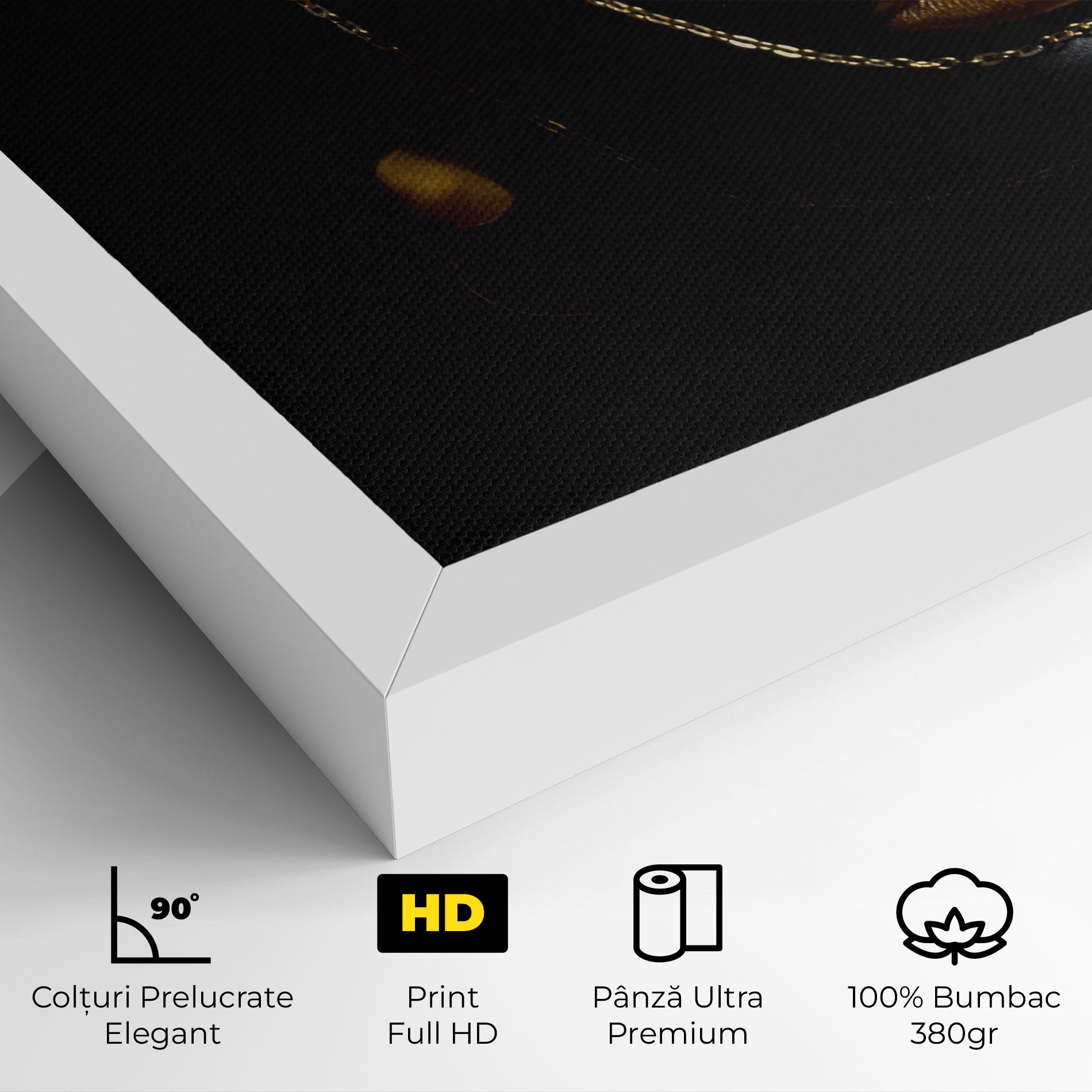 Tablou Canvas Gold Chain Girl mockup 4