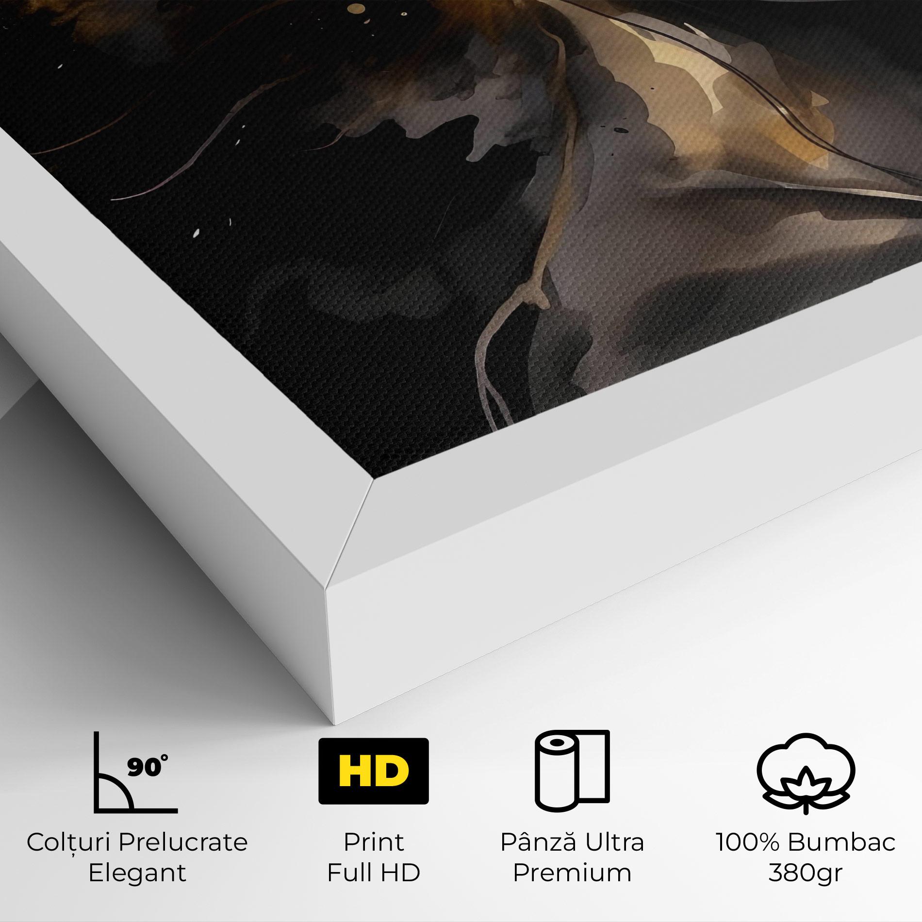 Tablou Canvas Gold Stylish Modern mockup 4