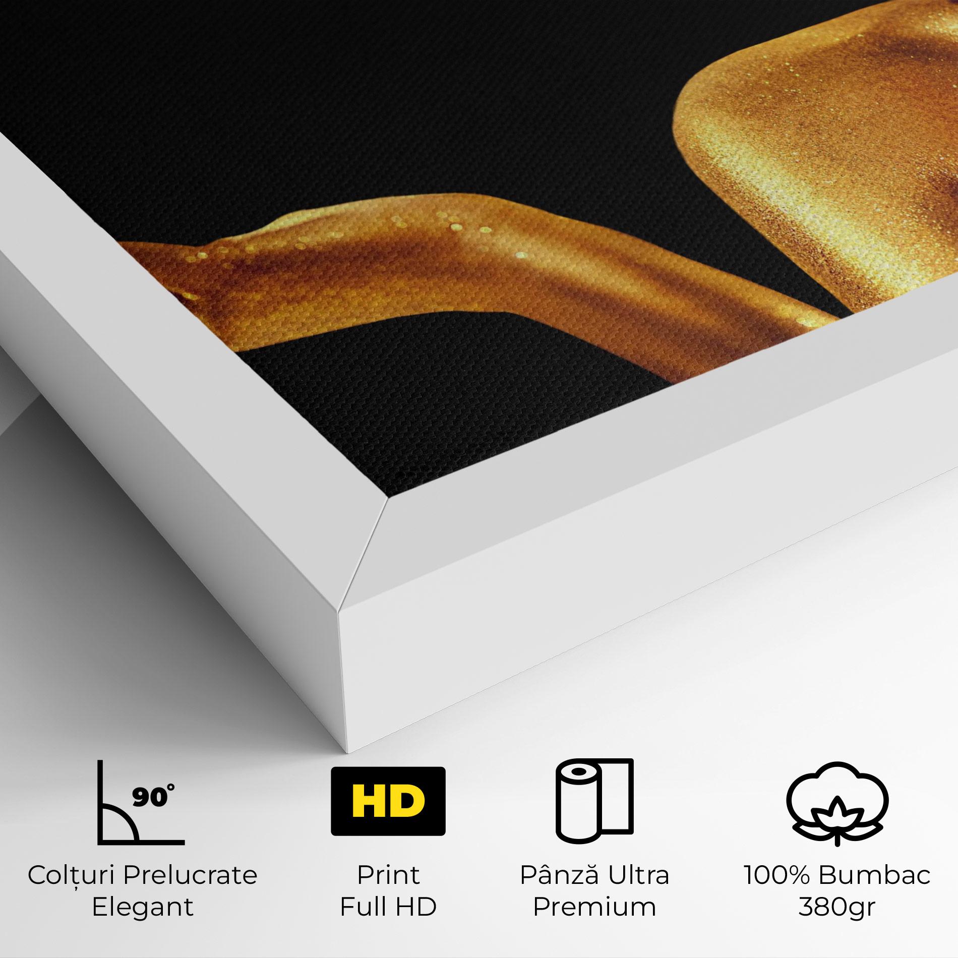 Tablou Canvas Golden Glamour mockup 4