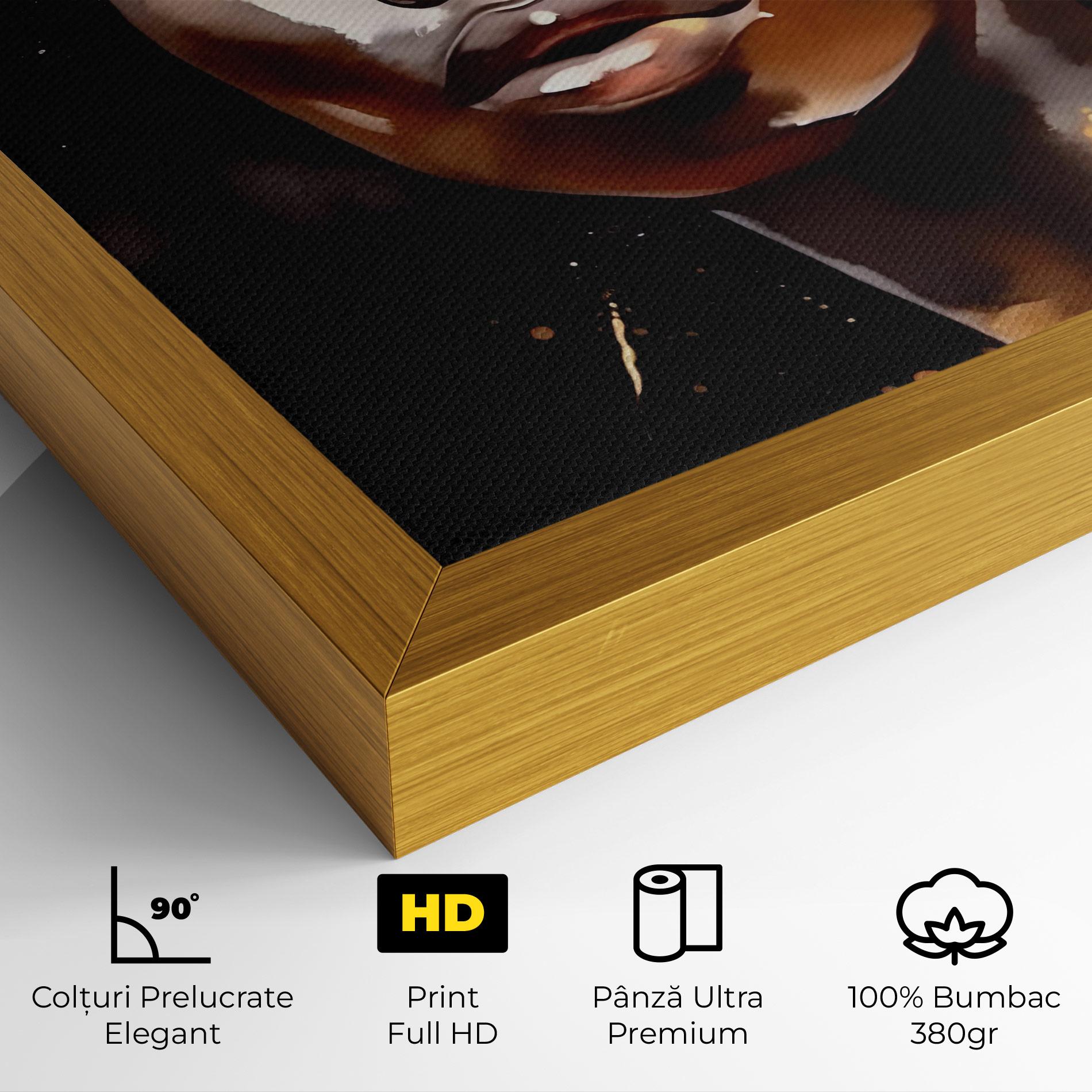 Tablou Canvas Abstract Gold Woman mockup 4