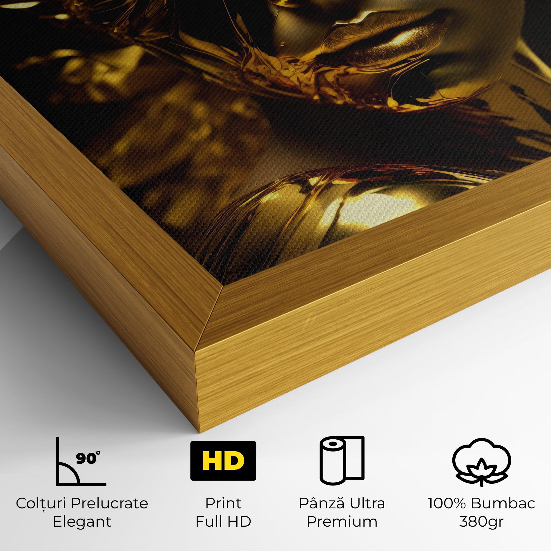 Tablou Canvas Covered By Gold mockup 4