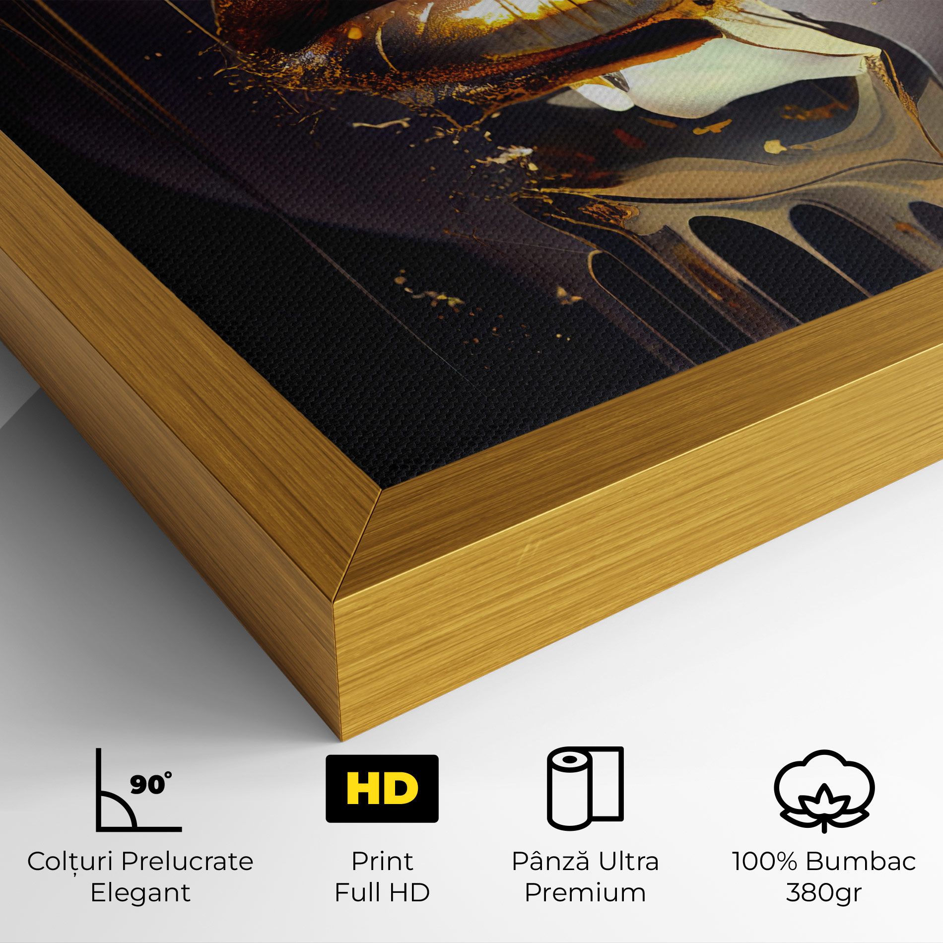 Glamorous Gold Lips mockup 4