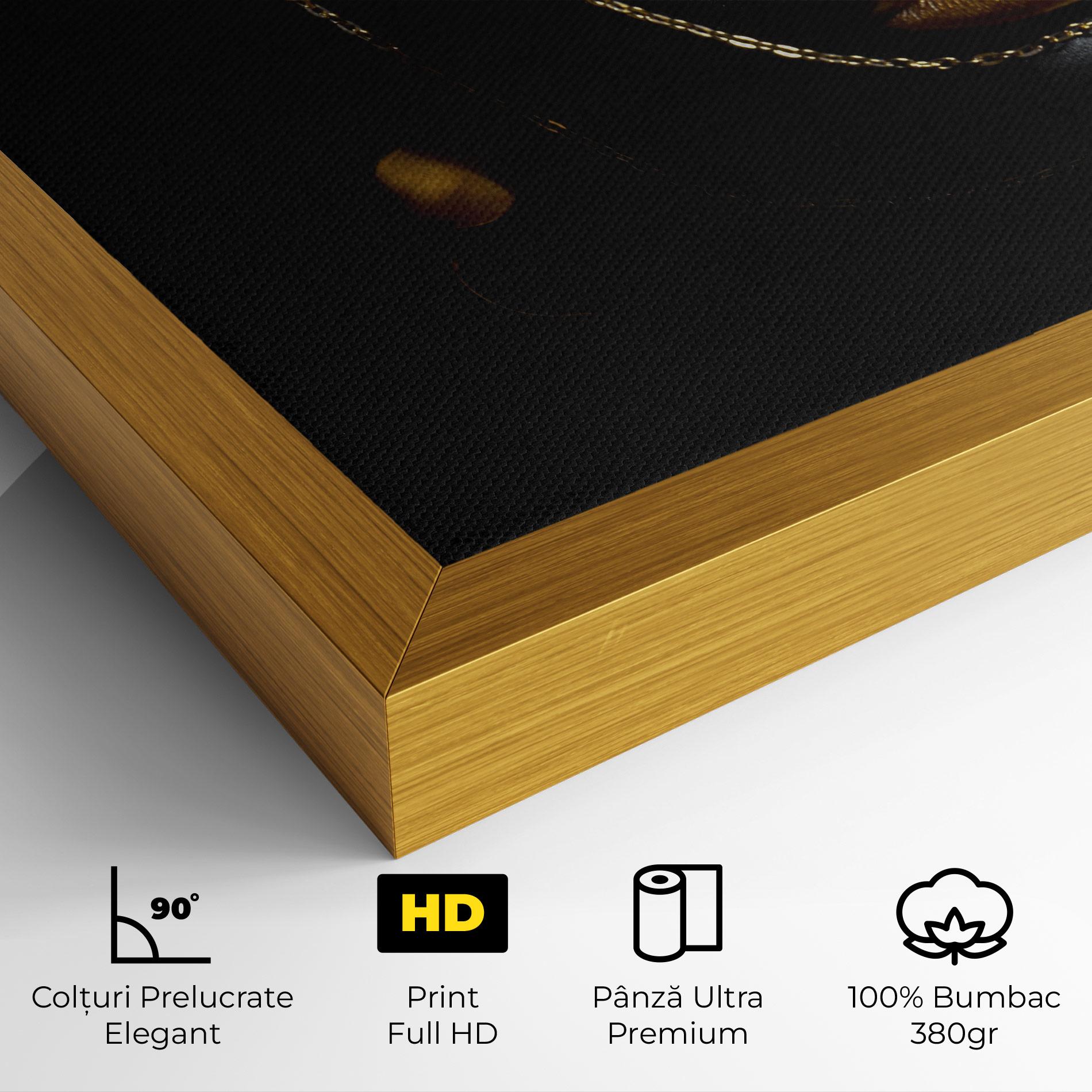 Tablou Canvas Gold Chain Girl mockup 4