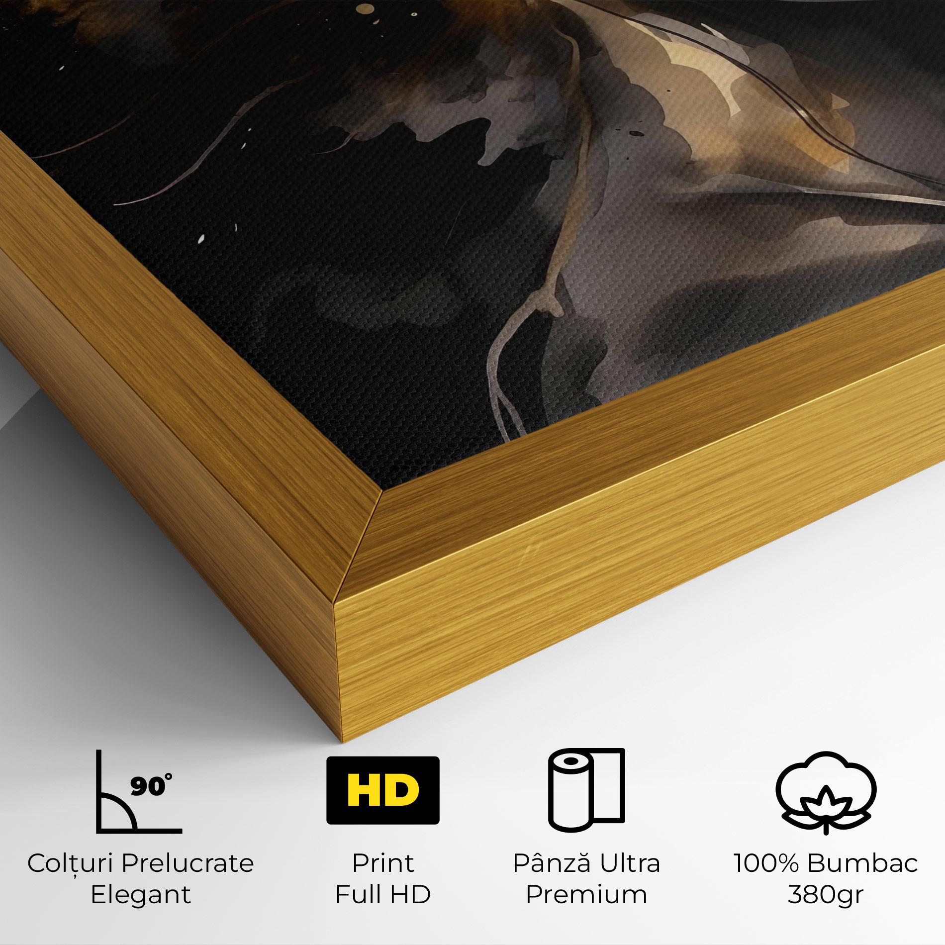 Tablou Canvas Gold Stylish Modern mockup 4