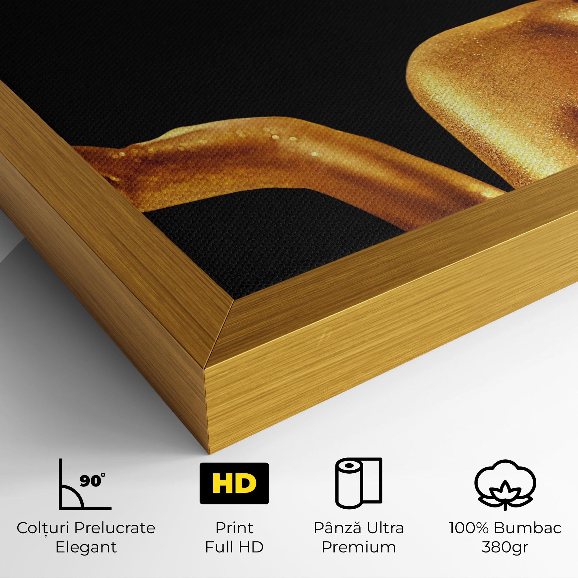 Tablou Canvas Golden Glamour mockup 4