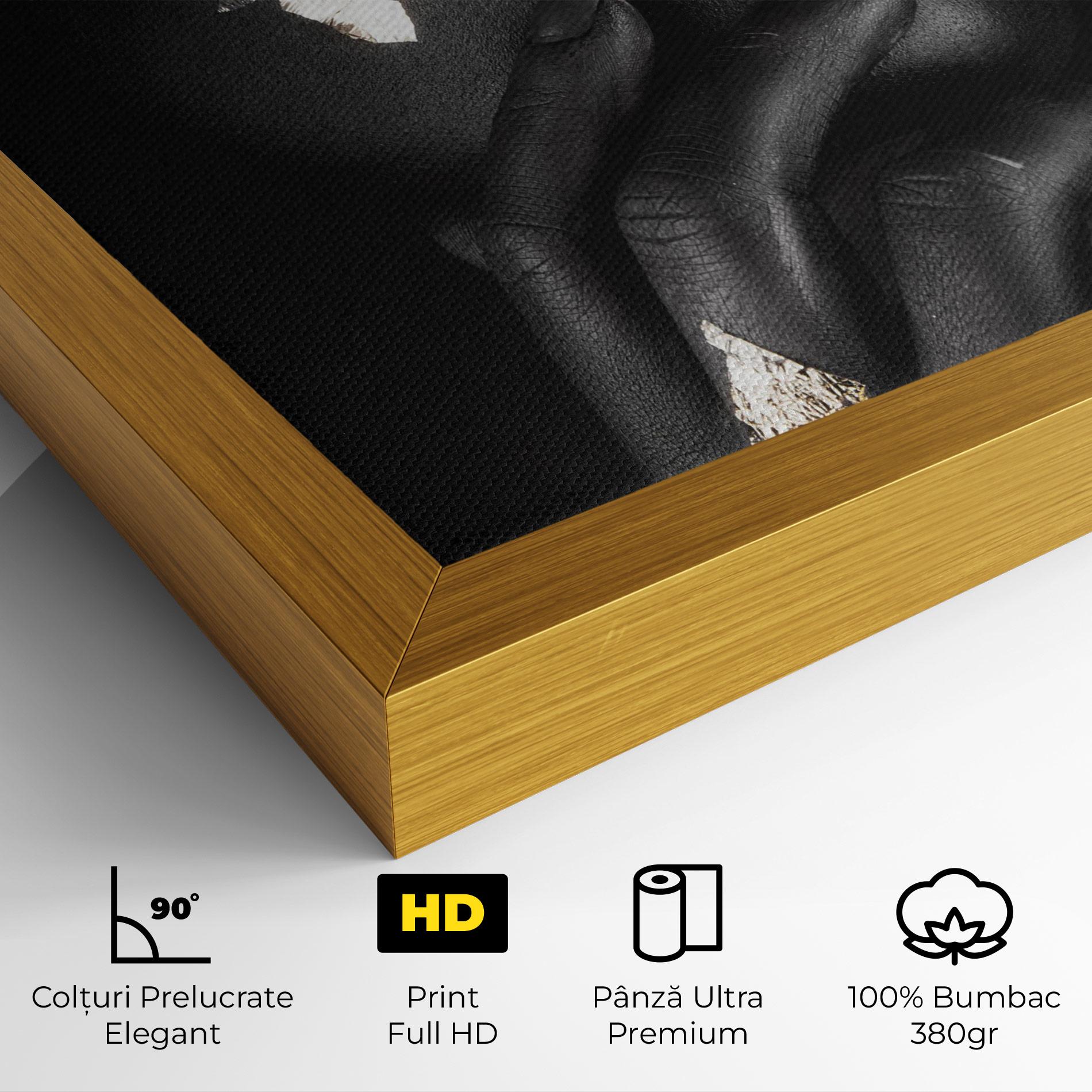 Tablou Canvas Golden Posture mockup 4