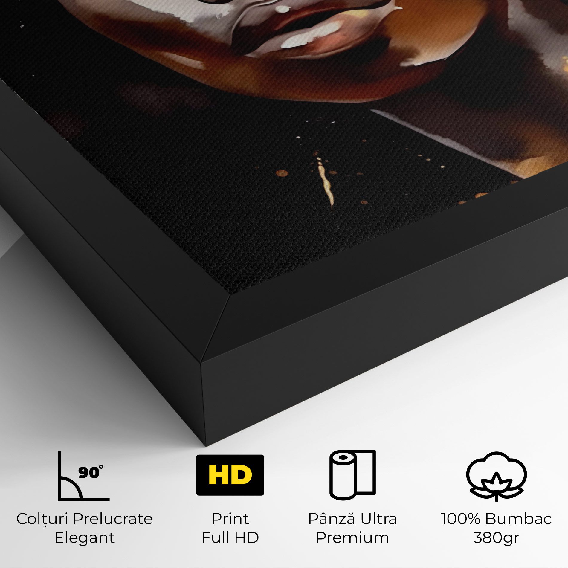 Abstract Gold Woman mockup 4