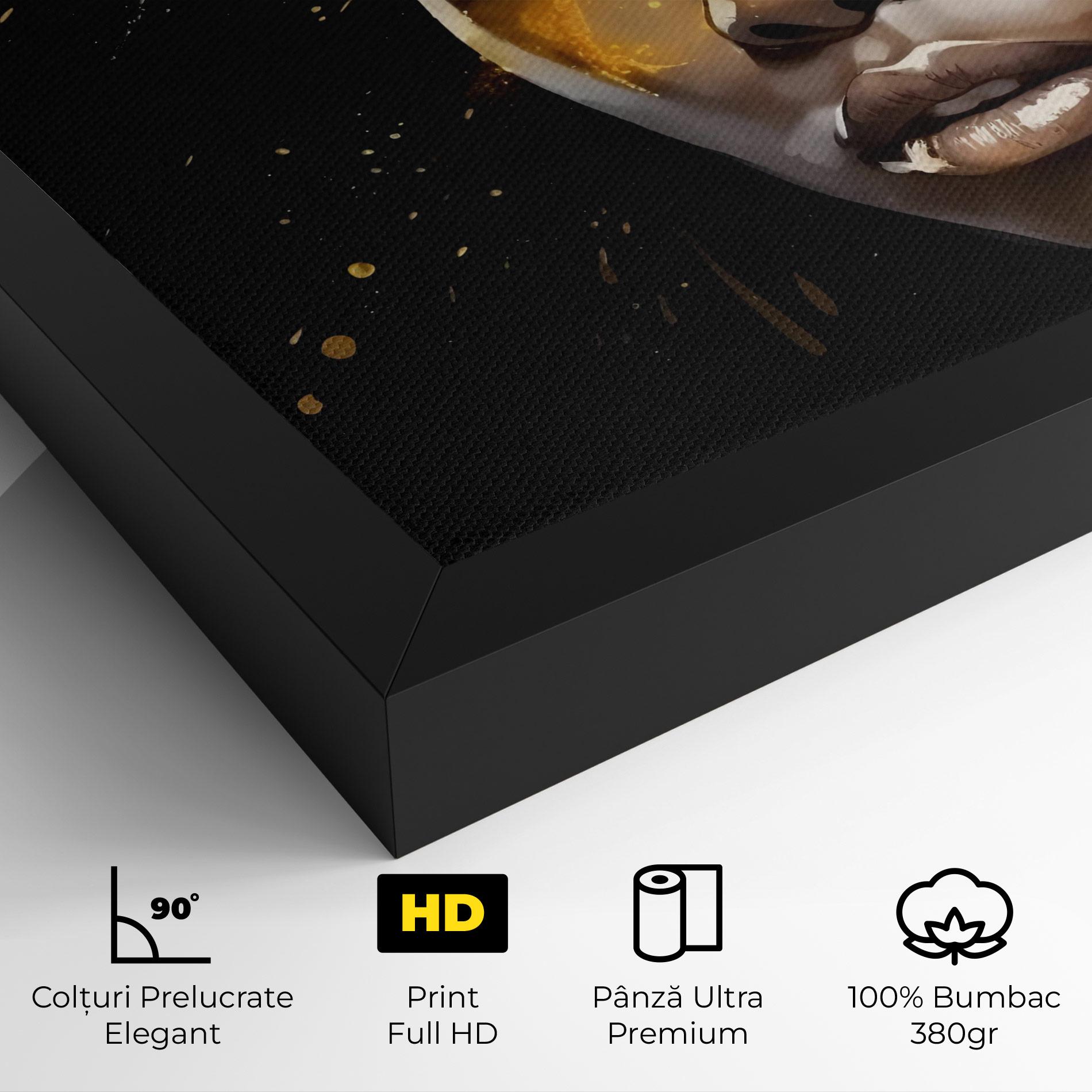Tablou Canvas African Gold Woman mockup 4