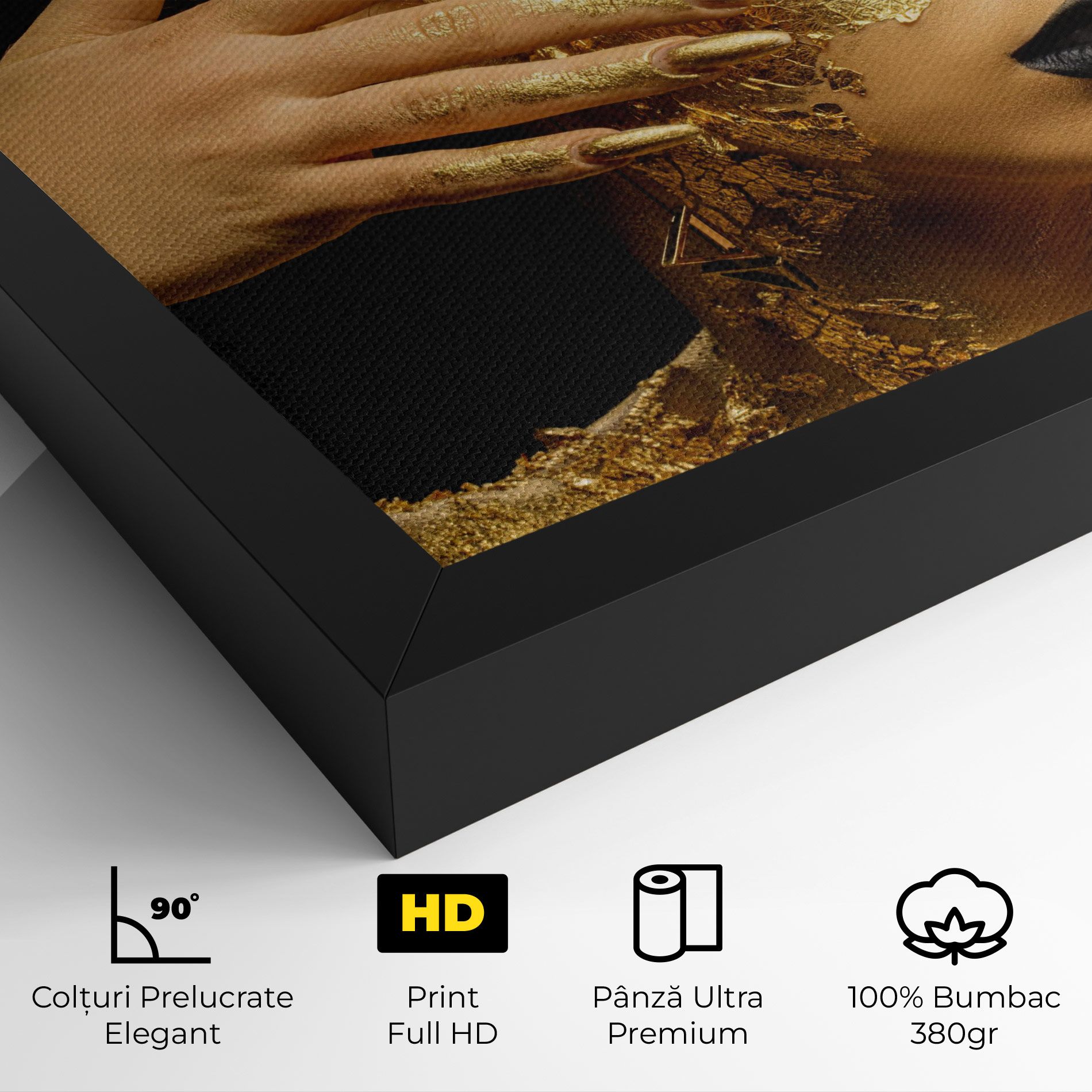 Festive Golden Makeup mockup 4