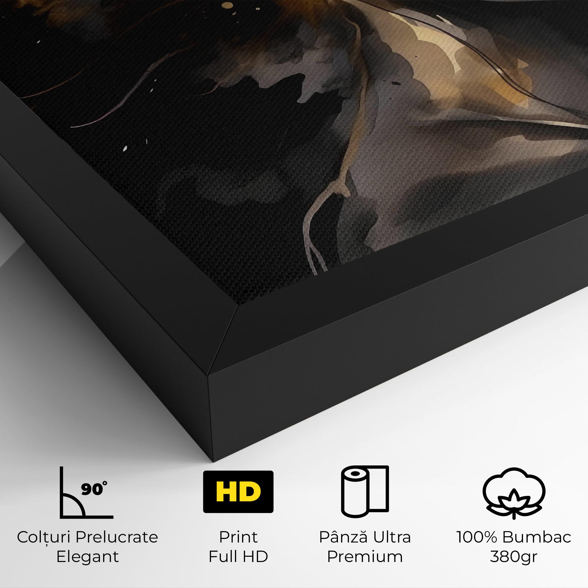 Tablou Canvas Gold Stylish Modern mockup 4