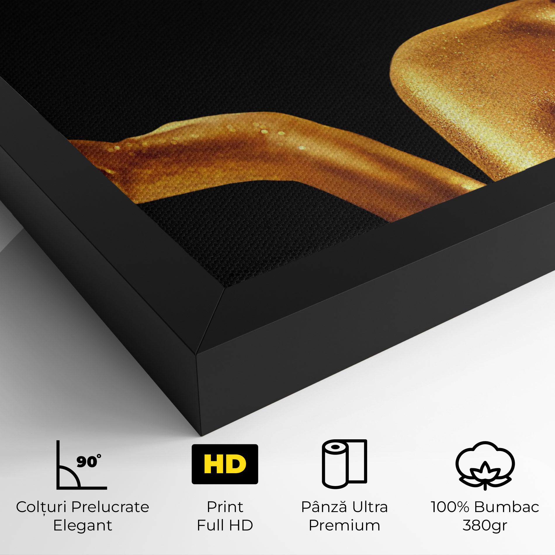 Tablou Canvas Golden Glamour mockup 4