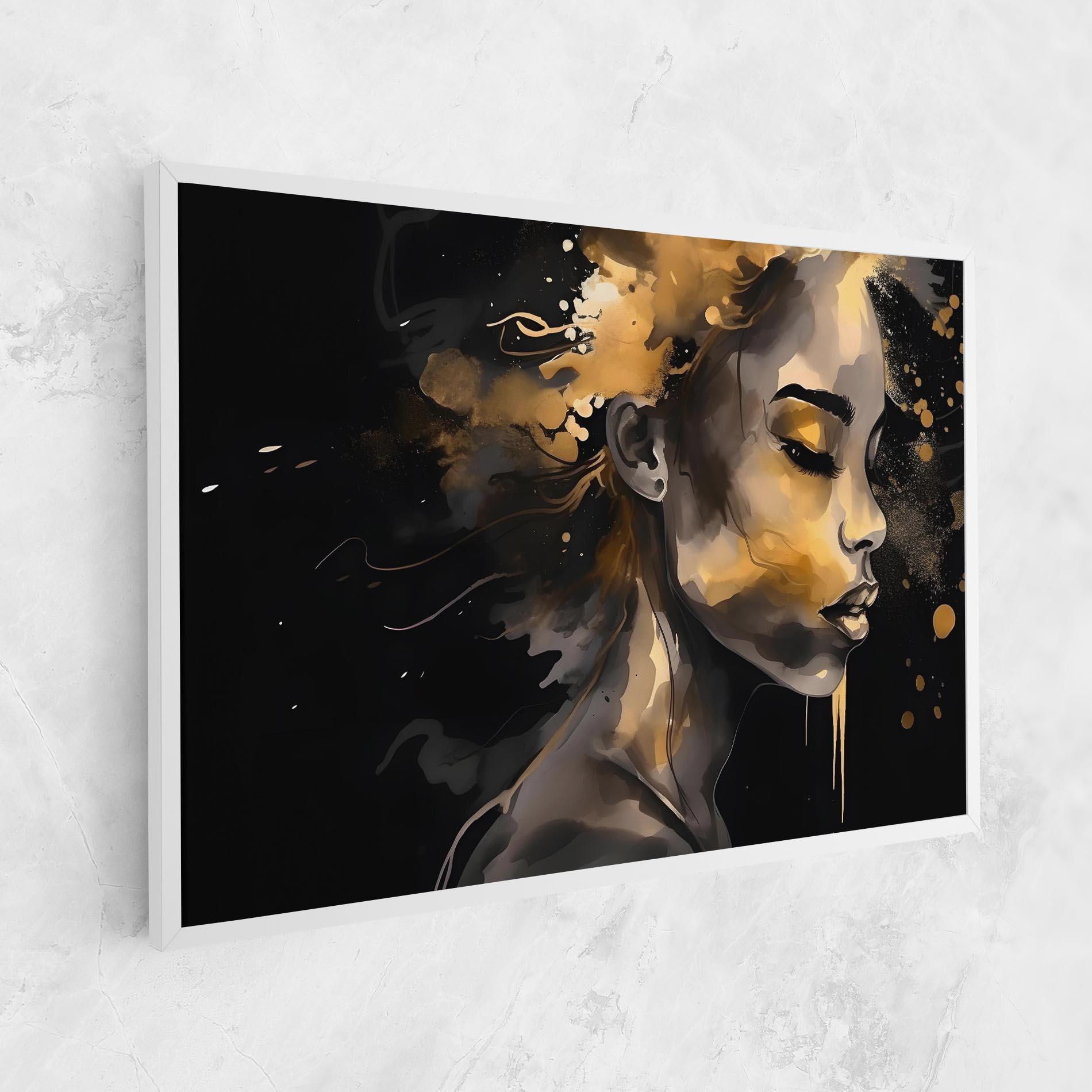 Tablou Canvas Gold Stylish Modern mockup 1