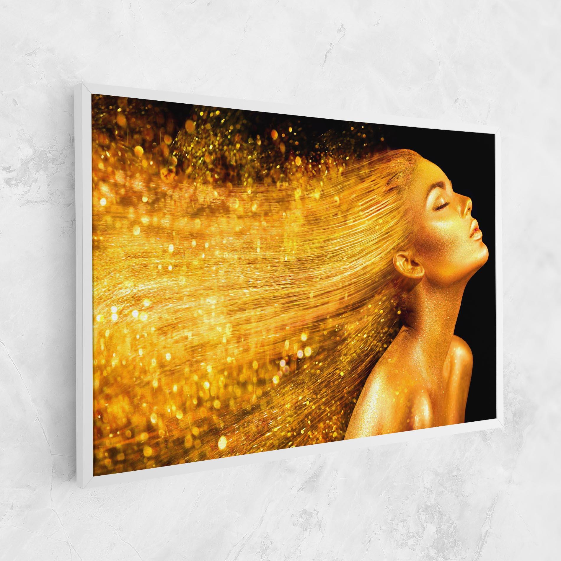 Tablou Canvas Golden Girl mockup 1