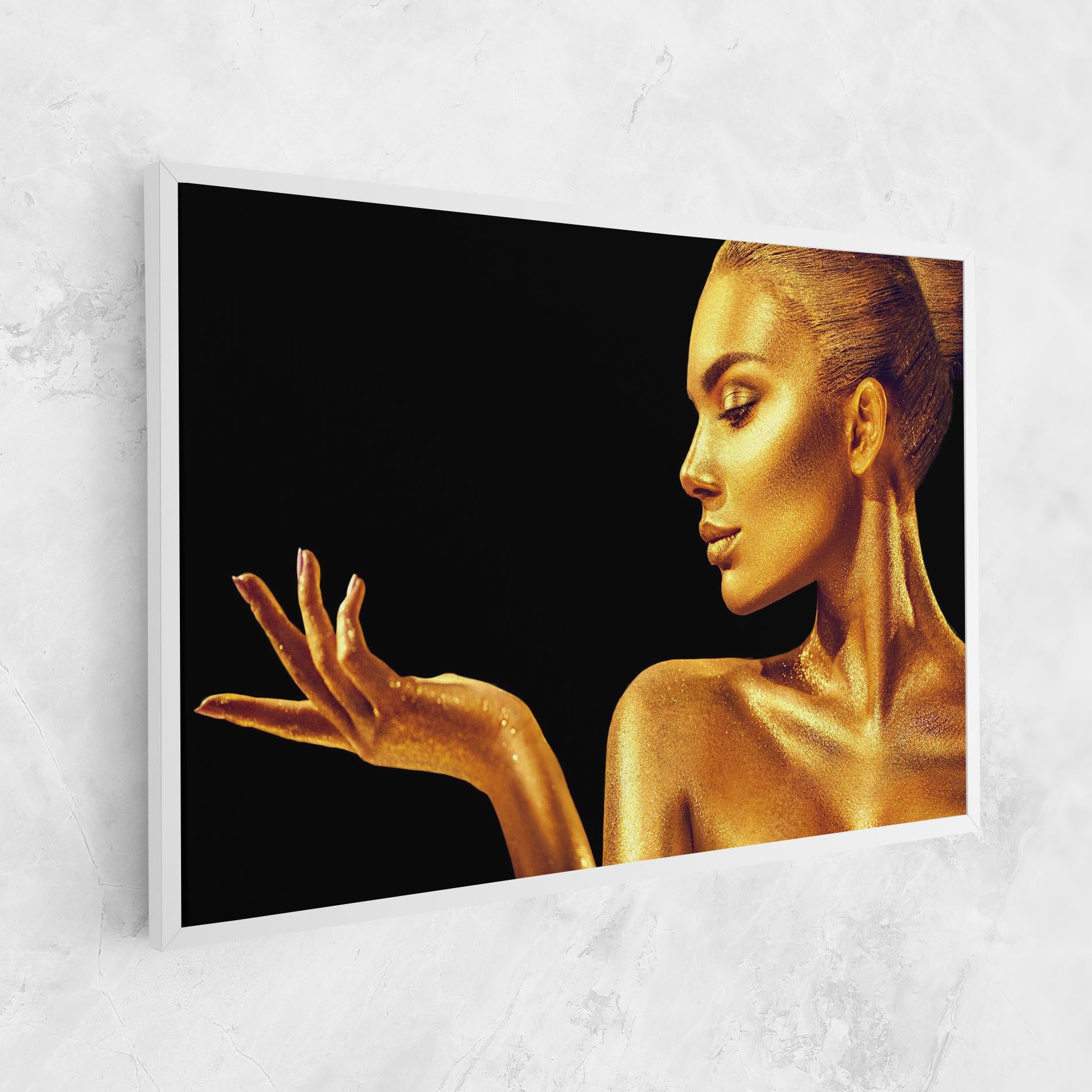 Tablou Canvas Golden Glamour mockup 1