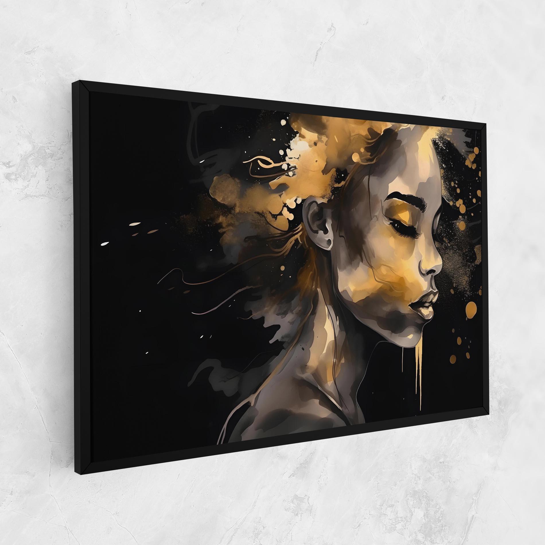 Tablou Canvas Gold Stylish Modern mockup 1