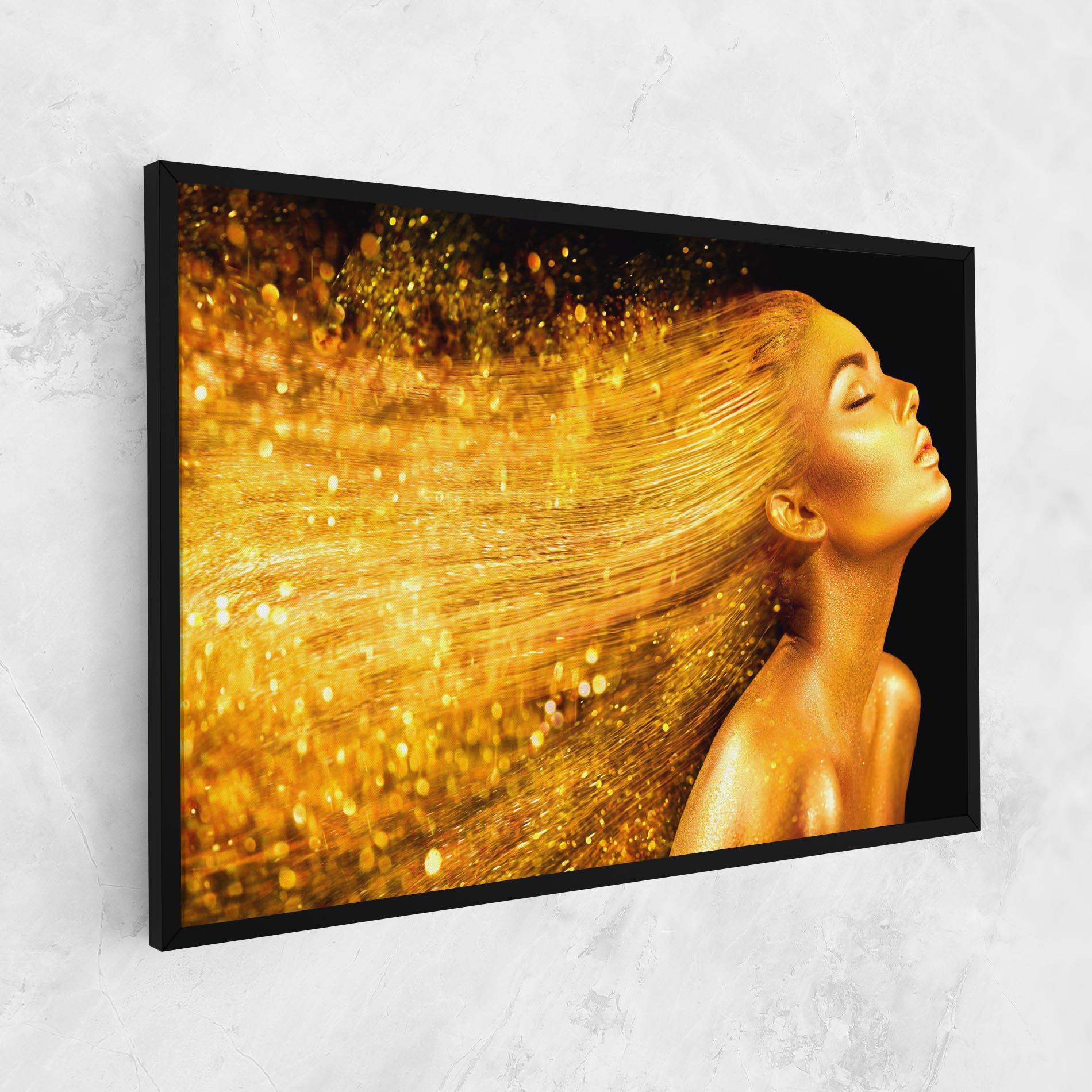 Tablou Canvas Golden Girl mockup 1