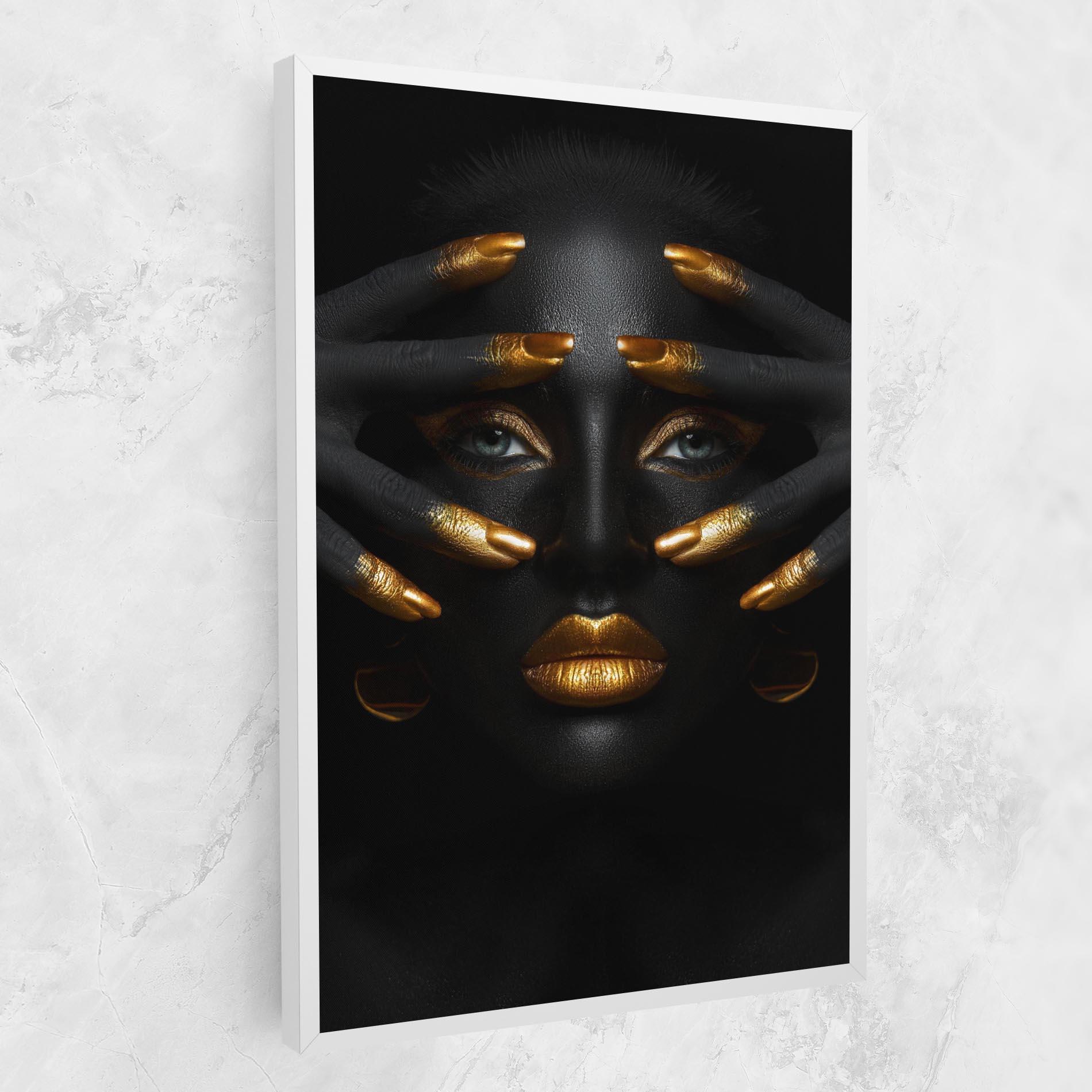 Tablou Canvas Gold Fingertips Art mockup 1