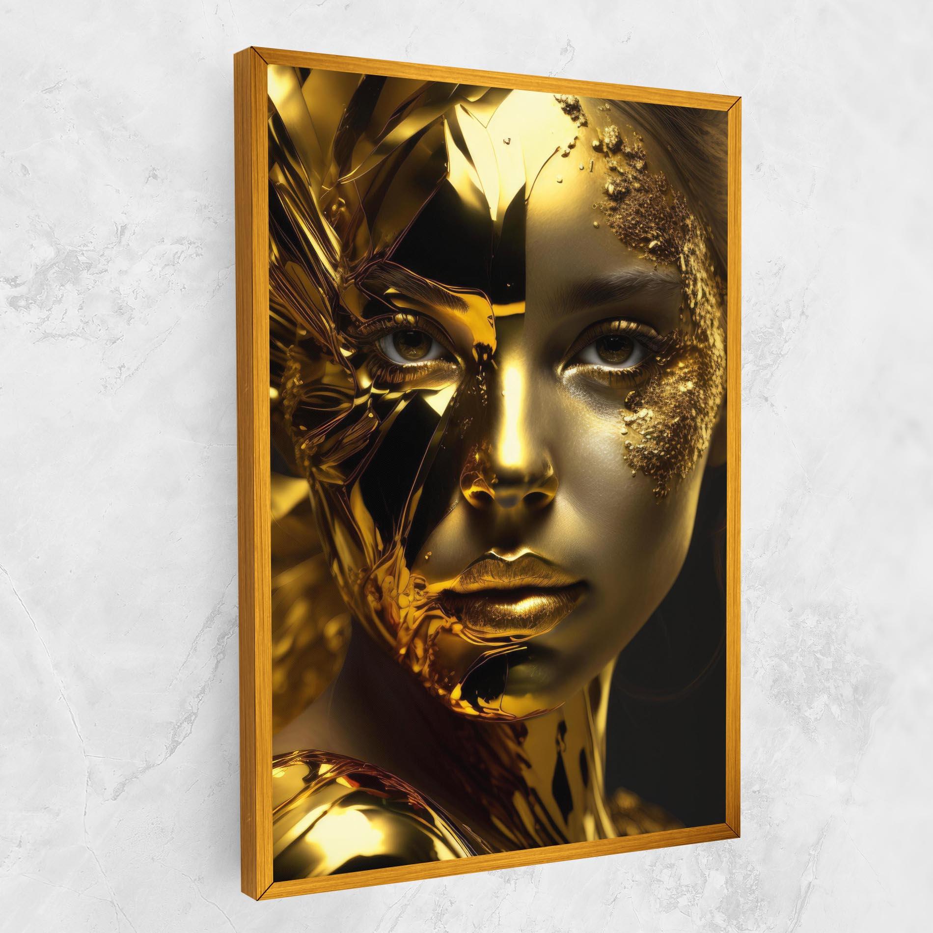 Tablou Canvas Covered By Gold mockup 1