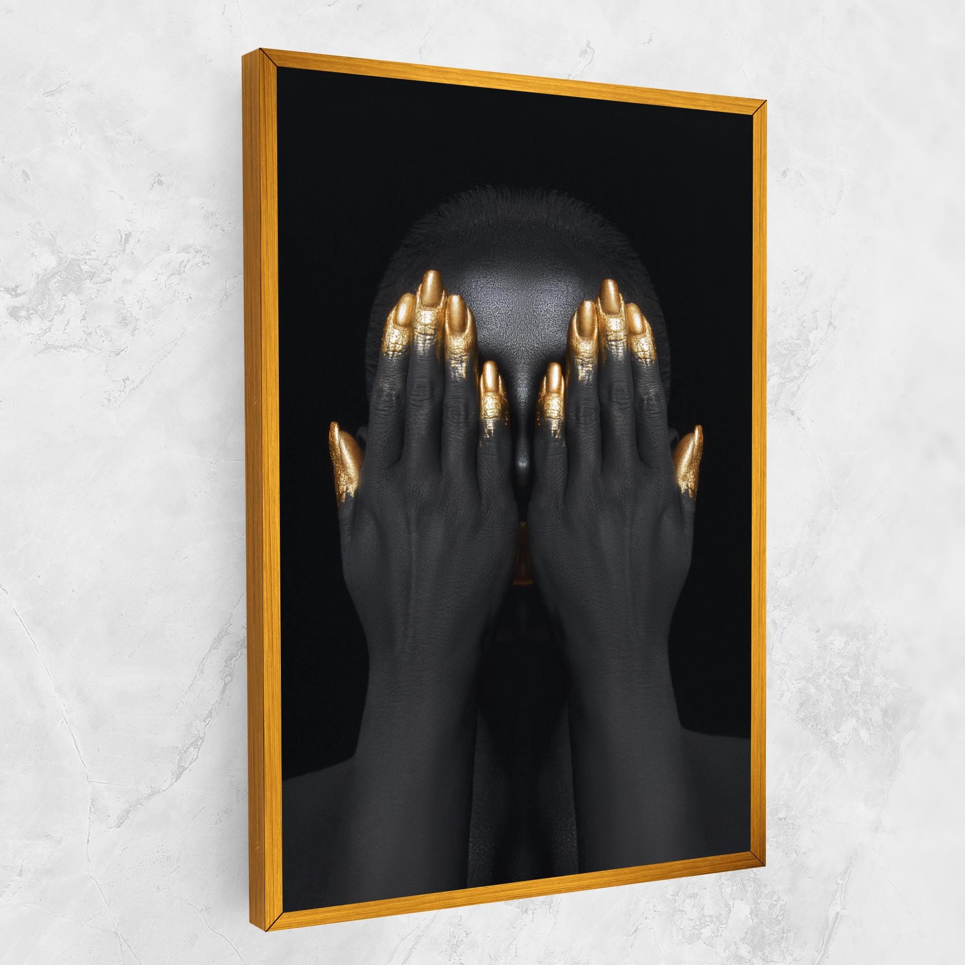 Gold Fingertips Chain mockup 1