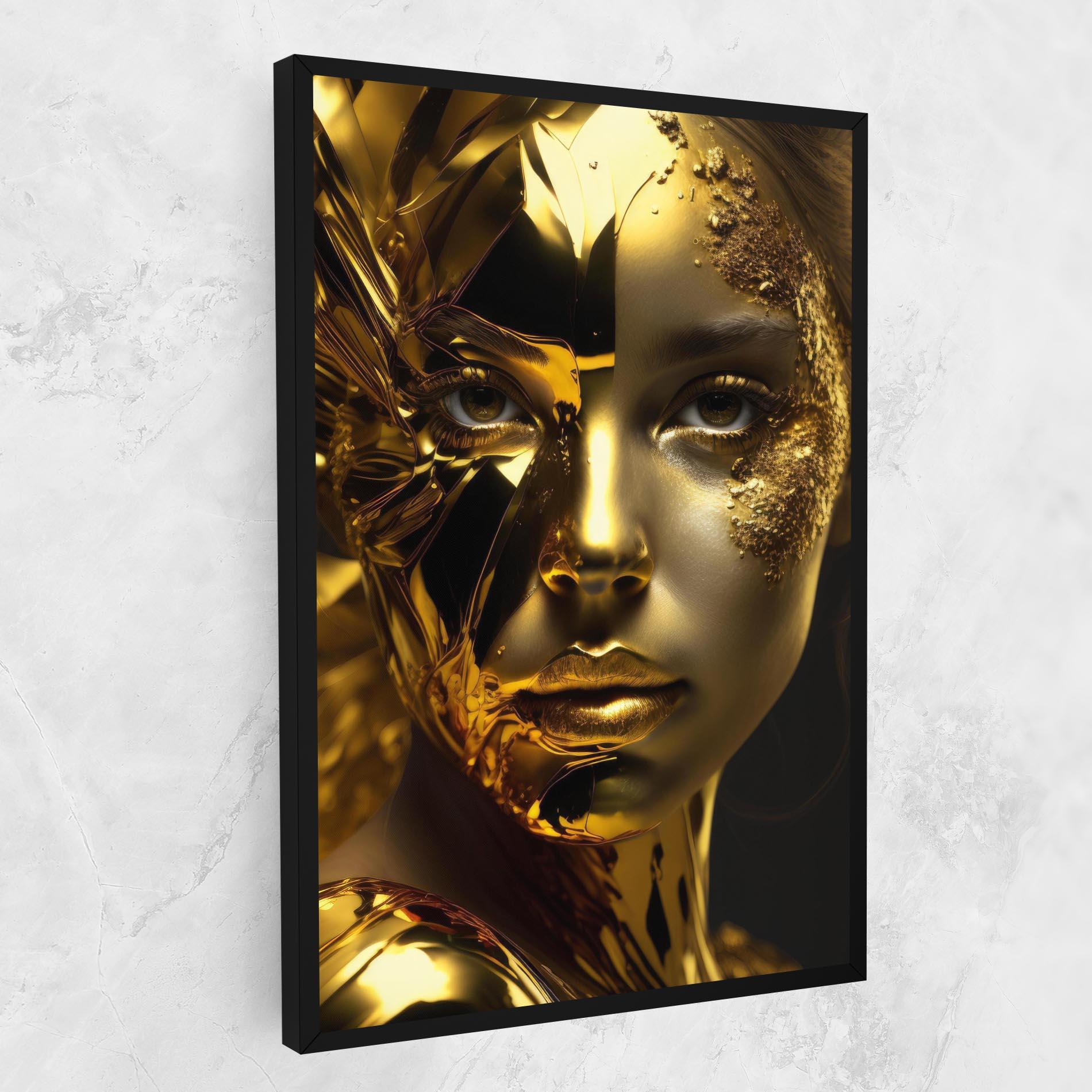 Tablou Canvas Covered By Gold mockup 1