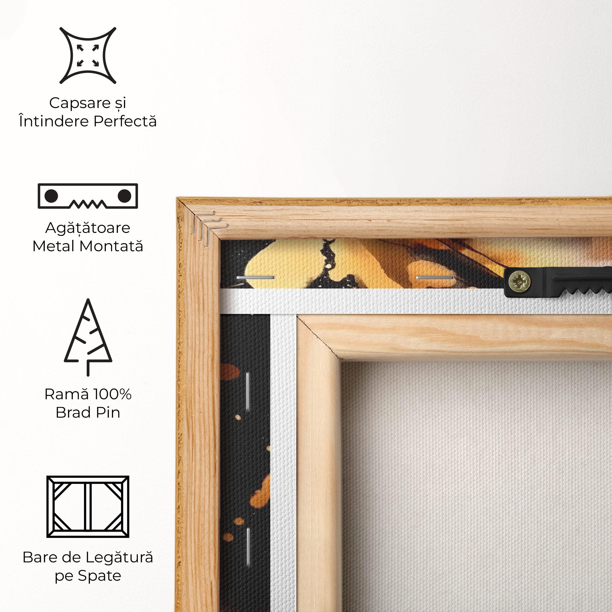 Tablou Canvas Abstract Gold Woman mockup 5