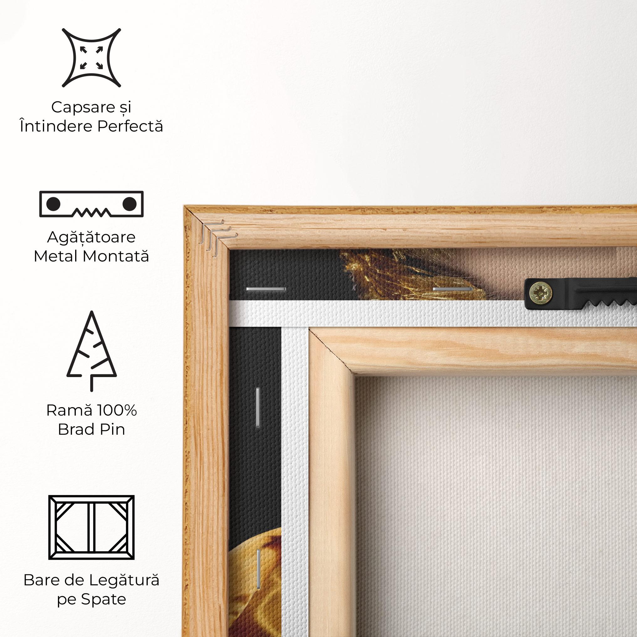 Tablou Canvas Glamorous Gold Outfit mockup 5