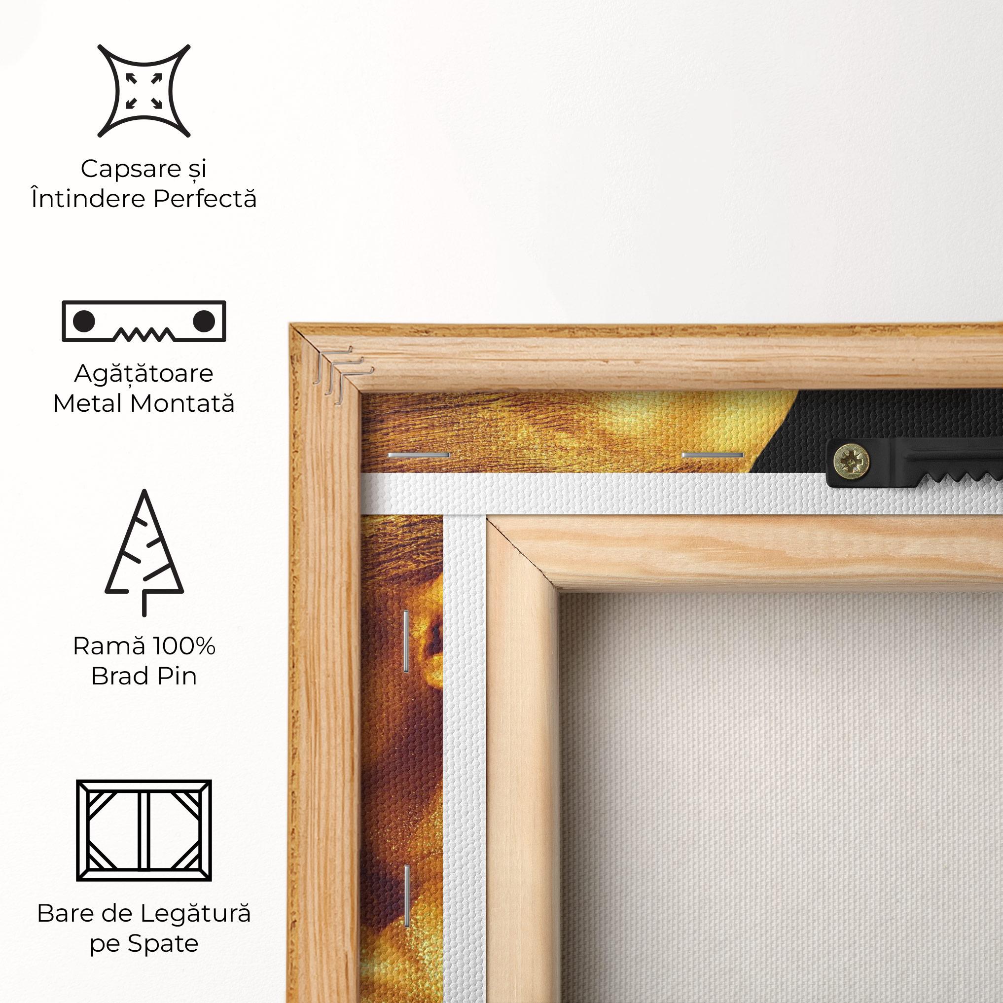 Tablou Canvas Golden Glamour mockup 5