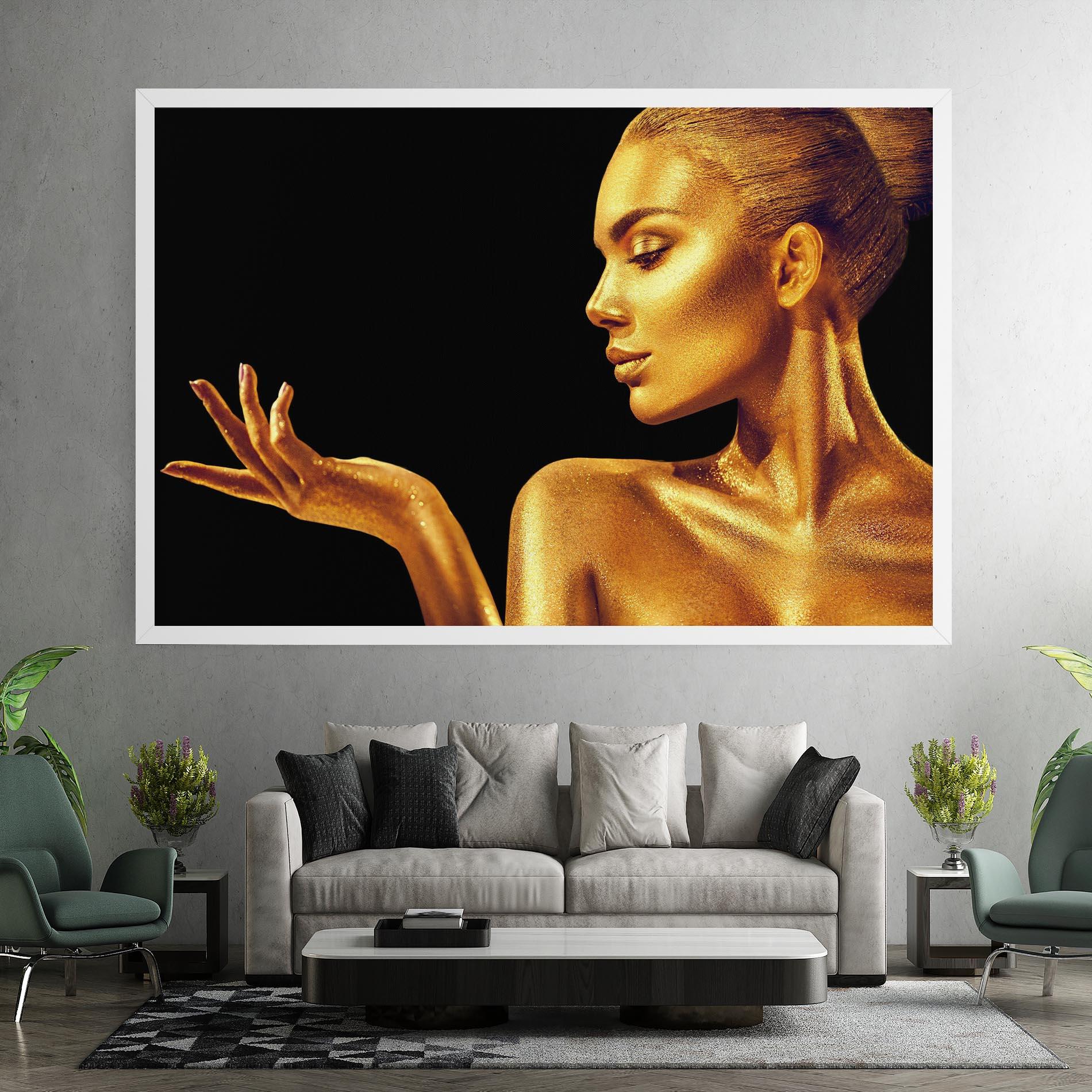 Tablou Canvas Golden Glamour mockup 7