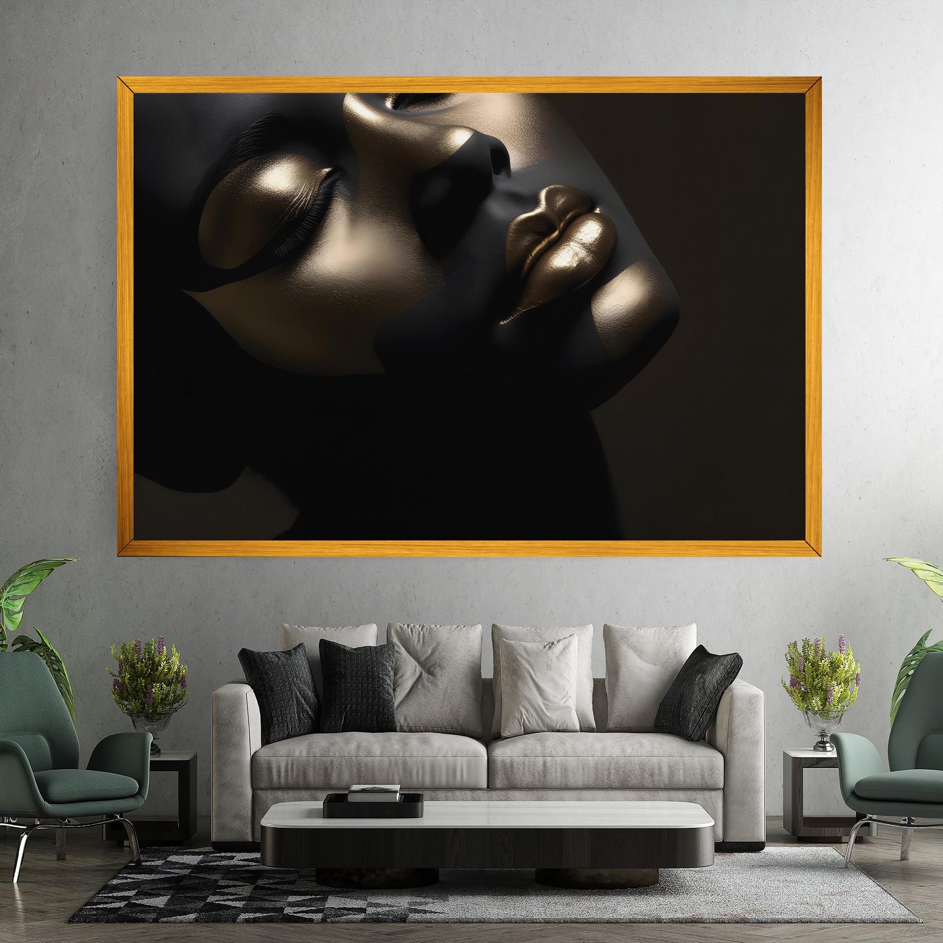 Dark Gold Face mockup 7