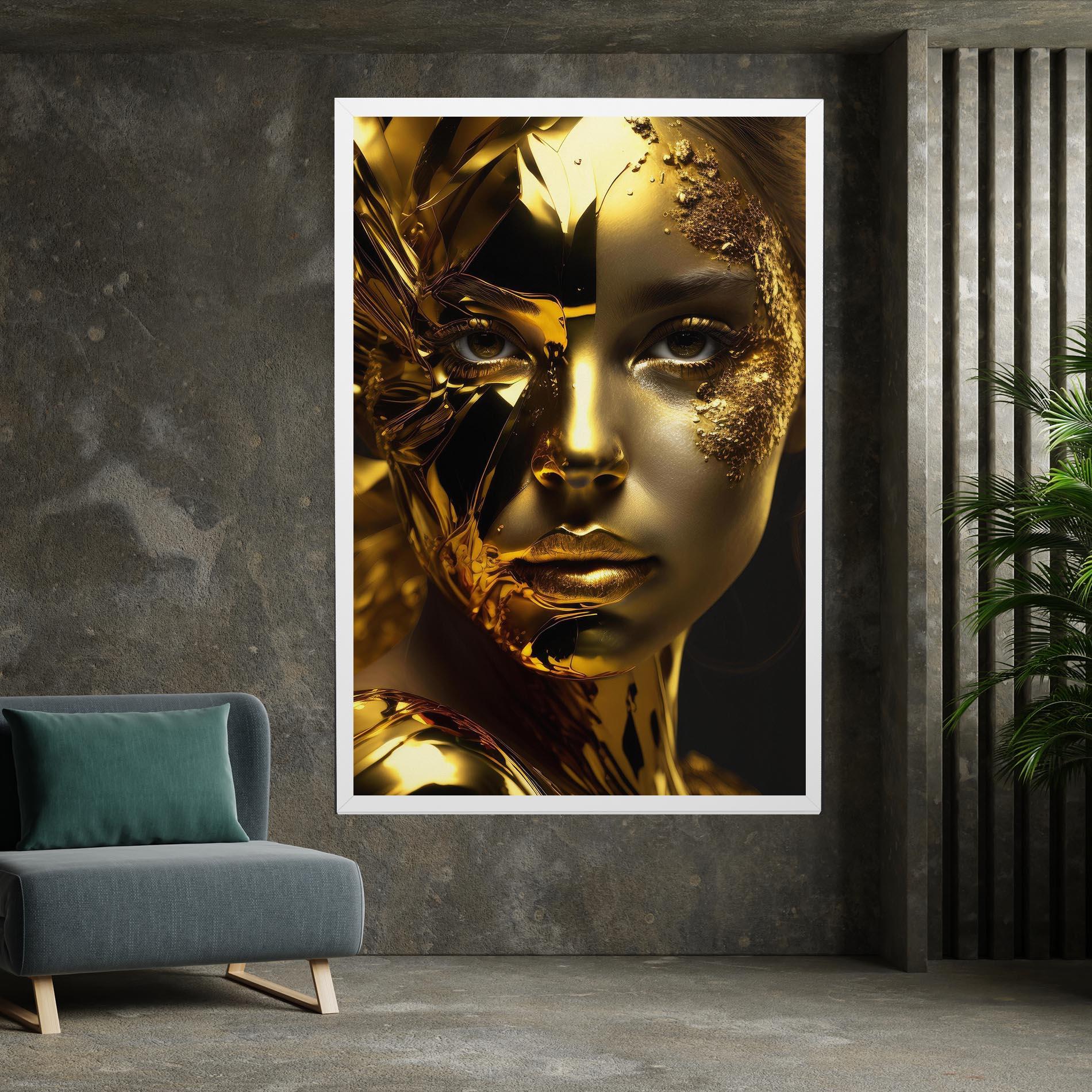 Tablou Canvas Covered By Gold mockup 7
