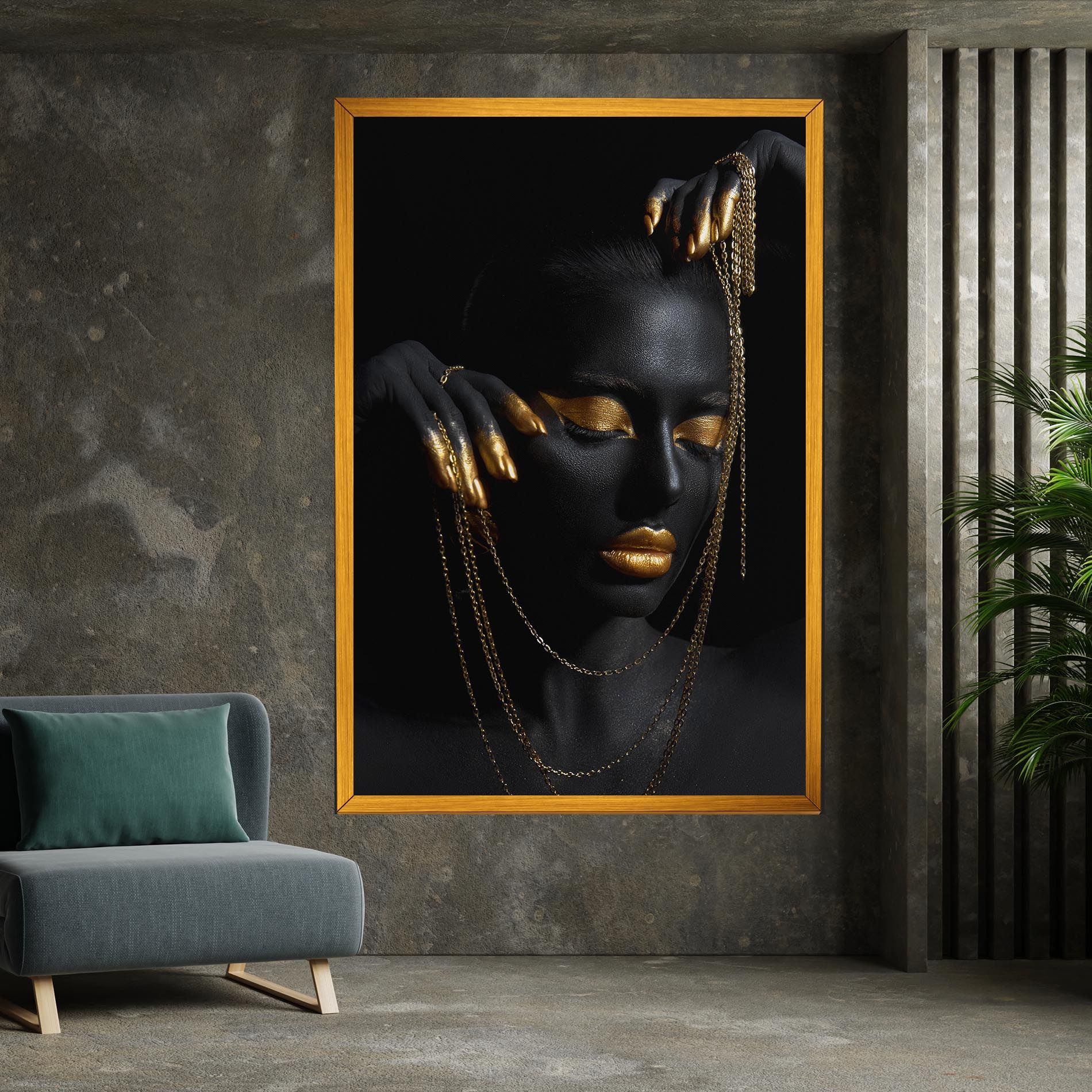 Gold Black Skin mockup 7
