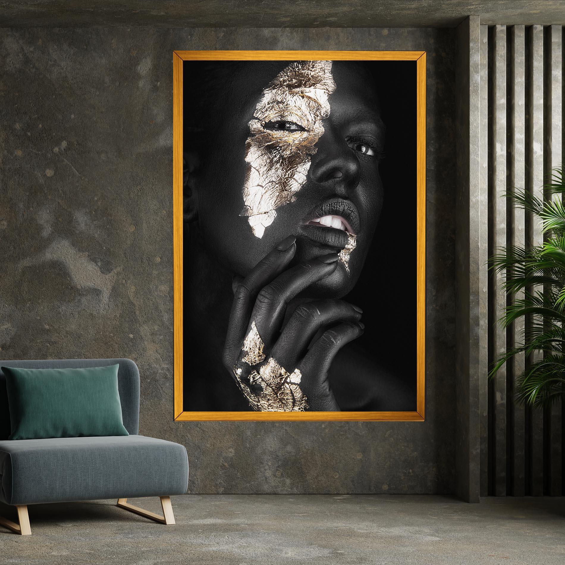 Tablou Canvas Golden Posture mockup 7